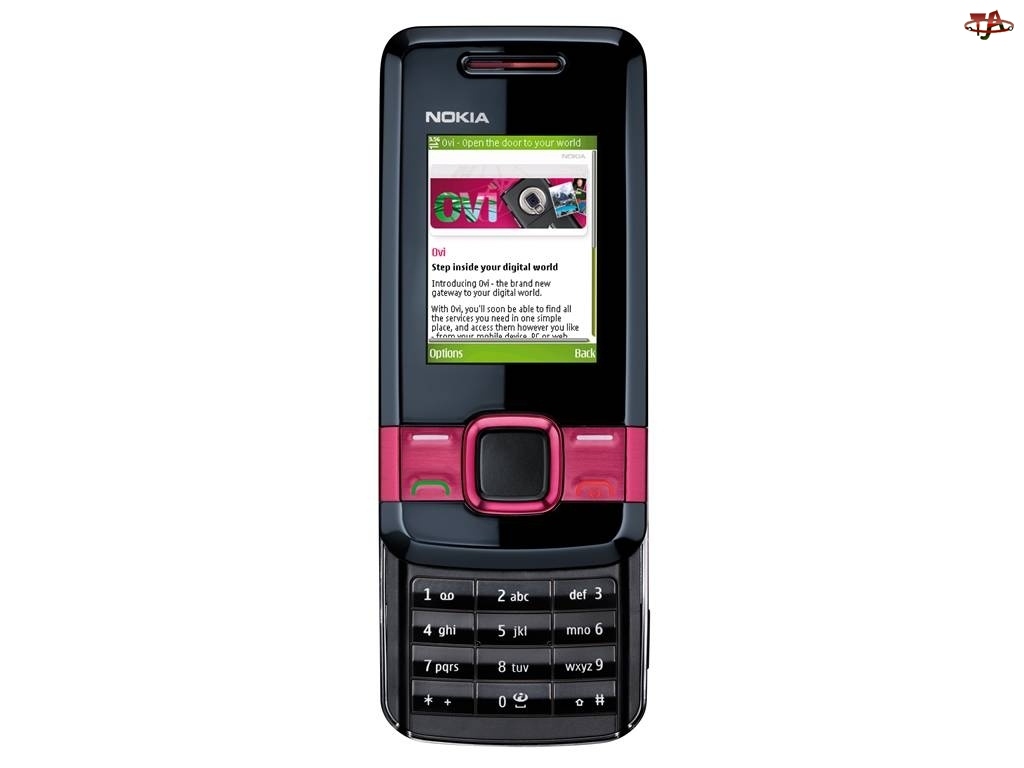 Różowa, Nokia 7100, Czarna