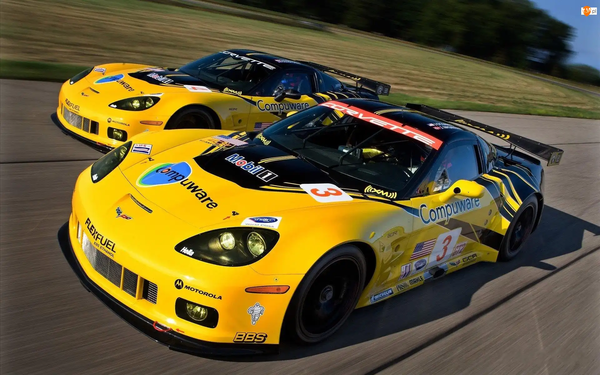 Droga, Samochody, Chevrolet, Corvette