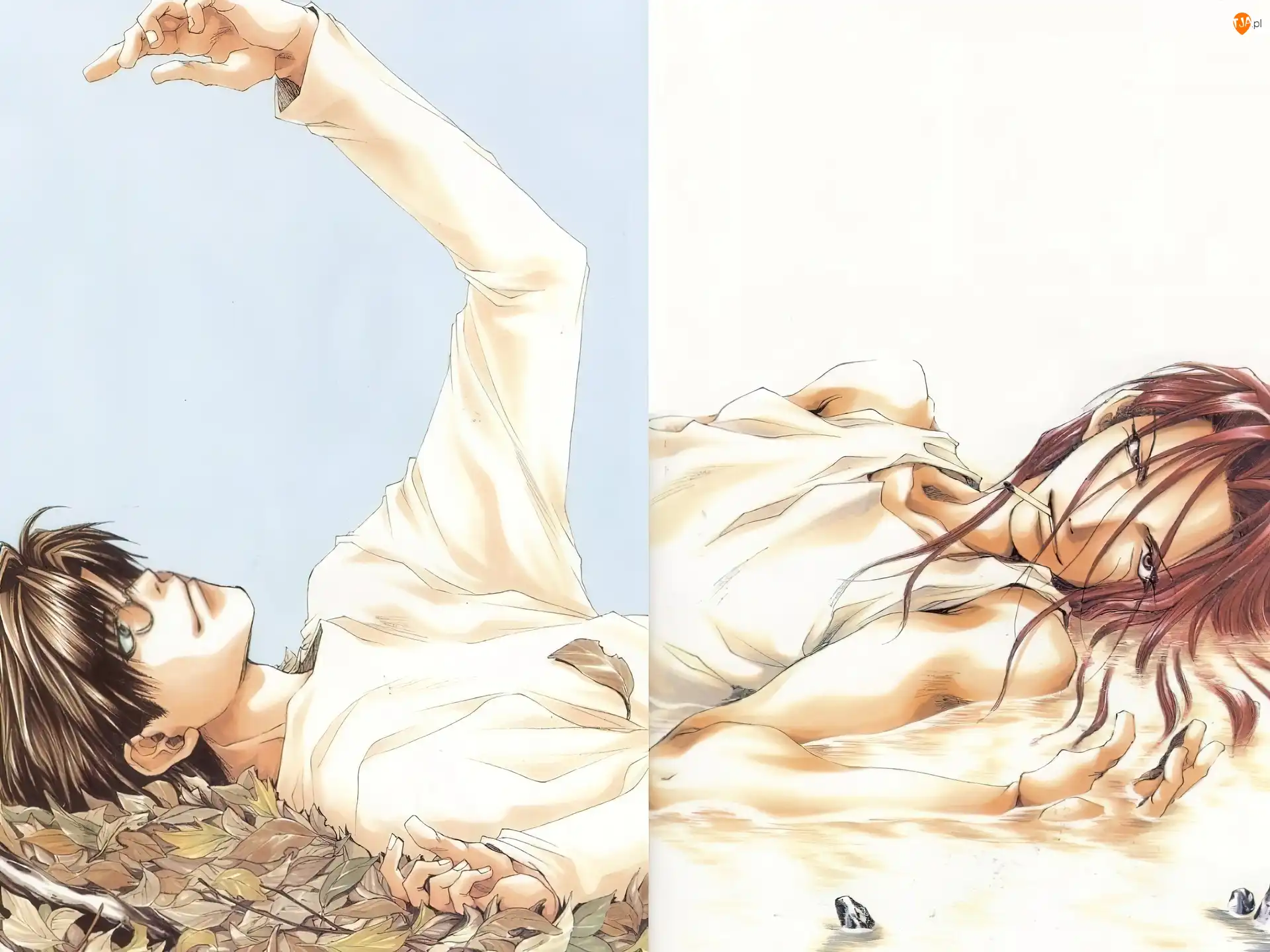 ludzie, Saiyuki, liście