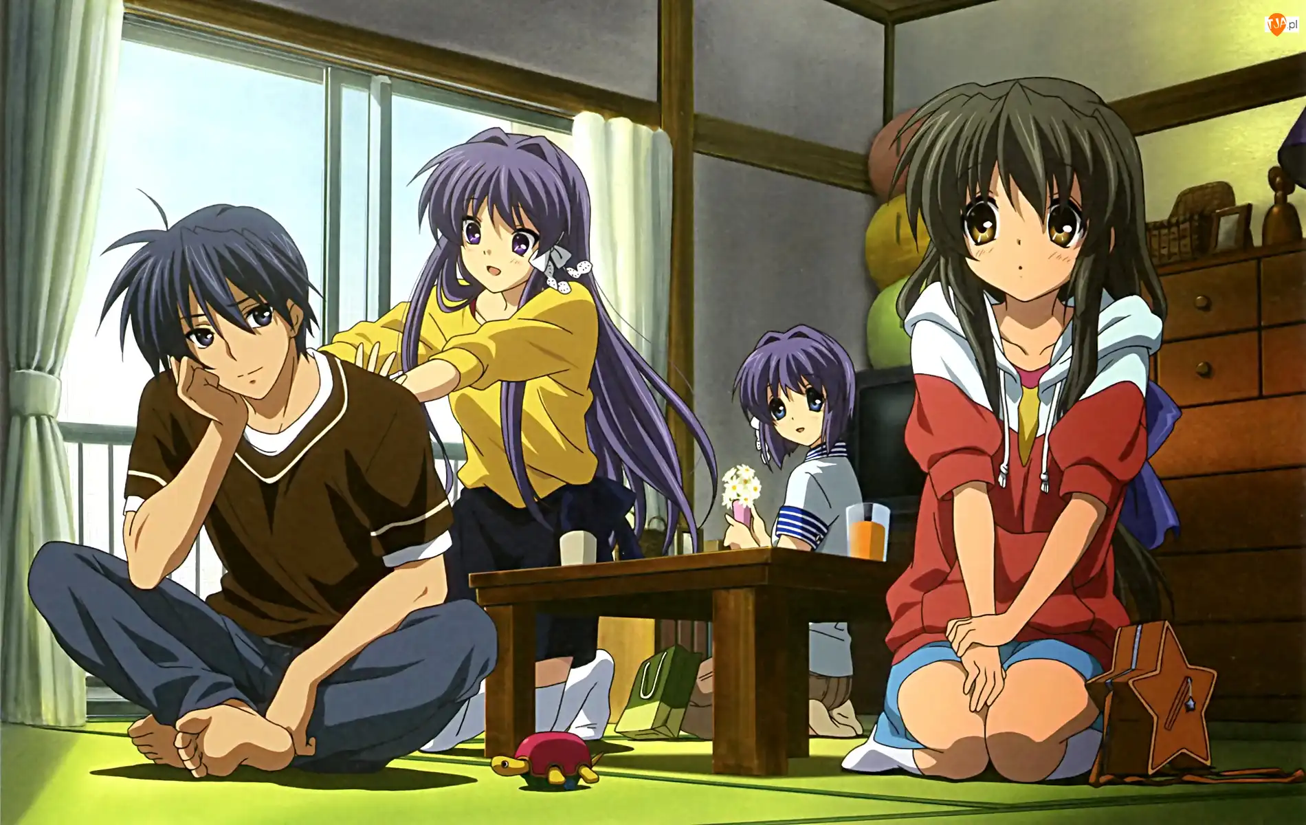 anime, Tomoya, Kyou Fujibayashi, Clannad, Ryou Fujibayashi, Fuko Ibuki, Okazaki