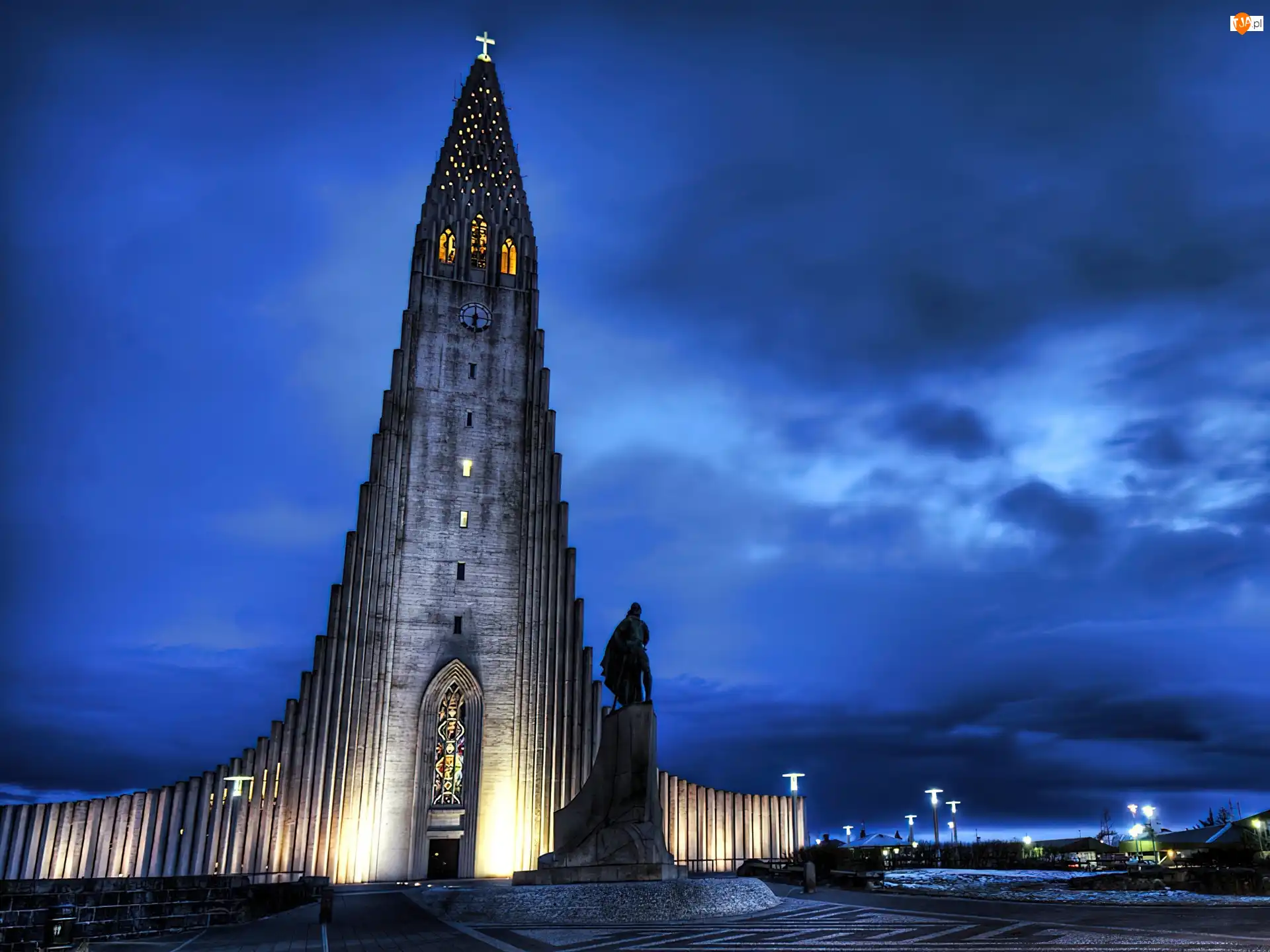 Reykjawik, Kościół, Ewangelicki, Hallgrimskirkja