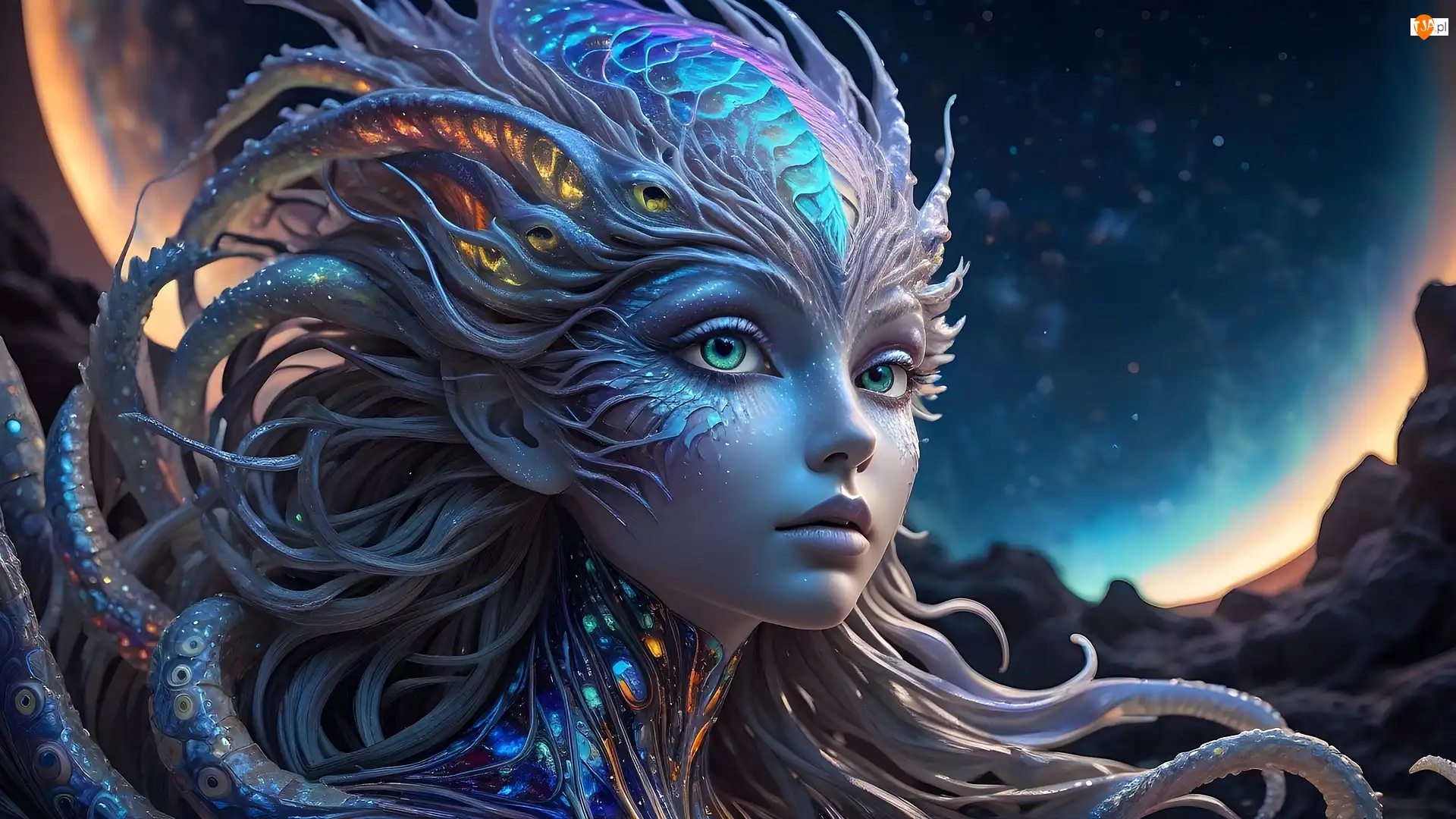 Fantasy, Dziewczyna, Twarz