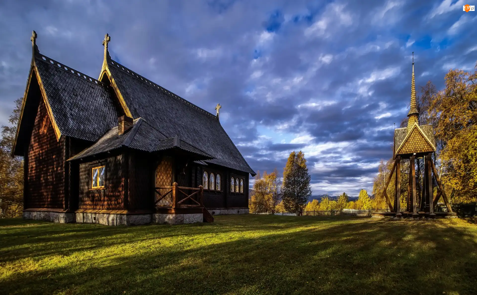 Szwecja, Kościół Kvikkjokk Church, Miejscowość Kvikkjokk, Hrabstwo Norrbotten