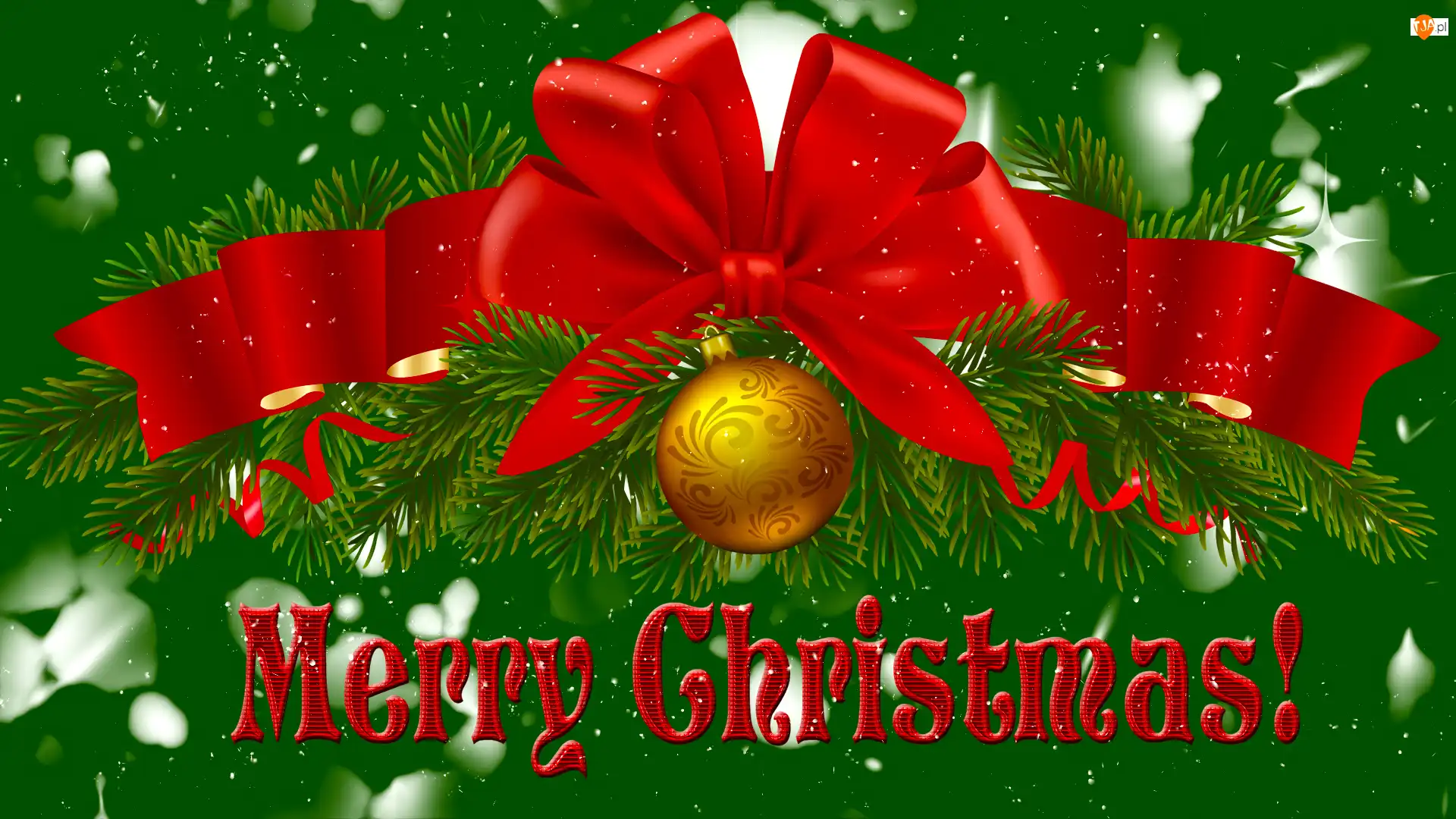Kokarda, Grafika, Bombka, Boże Narodzenie, Dekoracja