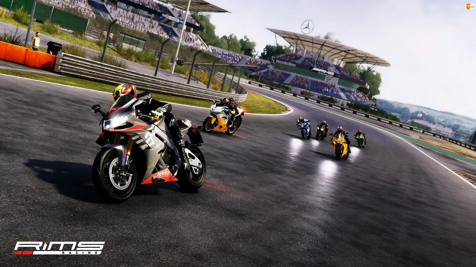Rims Racing, Gra, Tor, Plakat, Motocykle, Wyścig