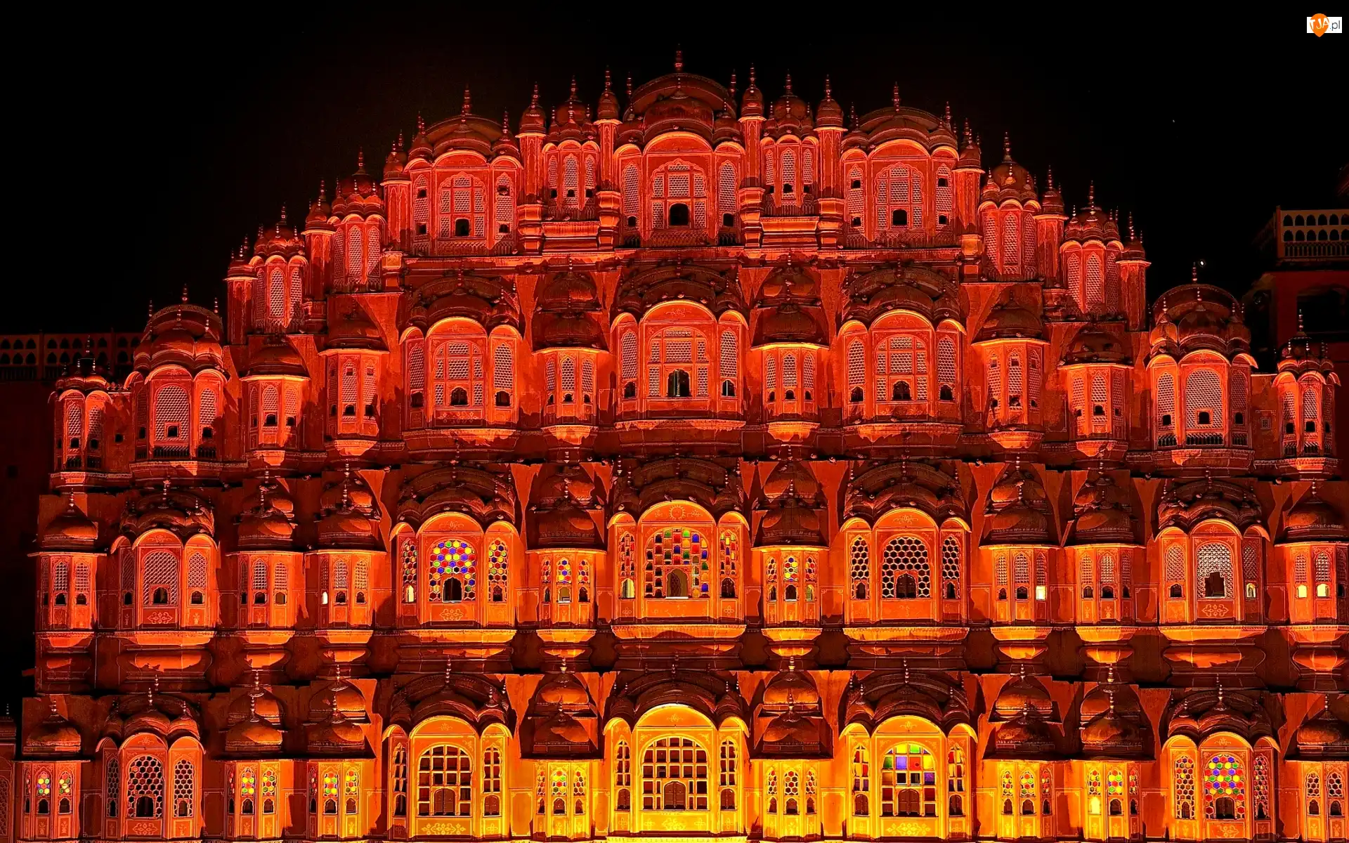 Pałac Wiatrów, Indie, Jaipur, Hawa Mahal