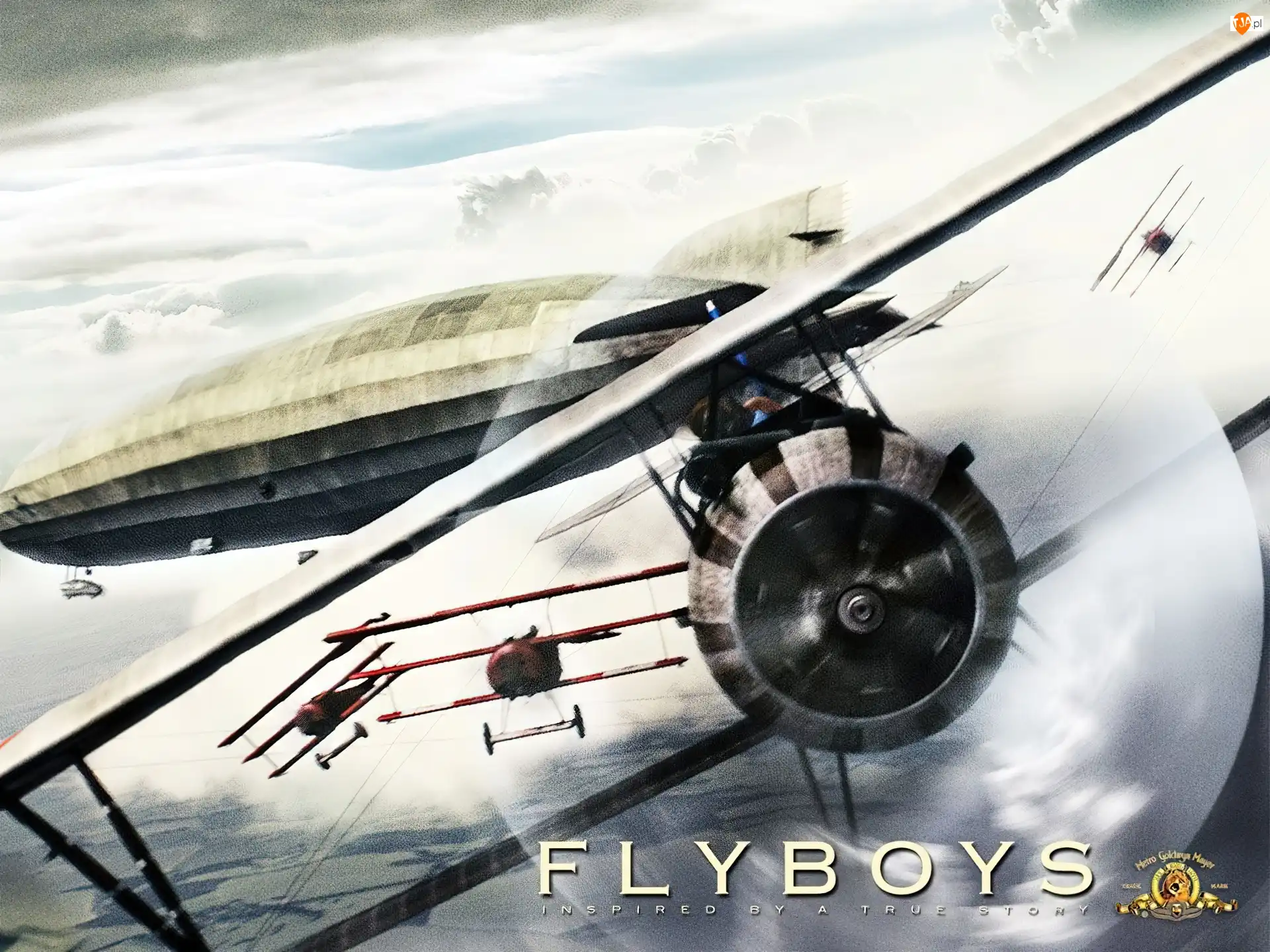 dwupłat, Flyboys, zeppelin