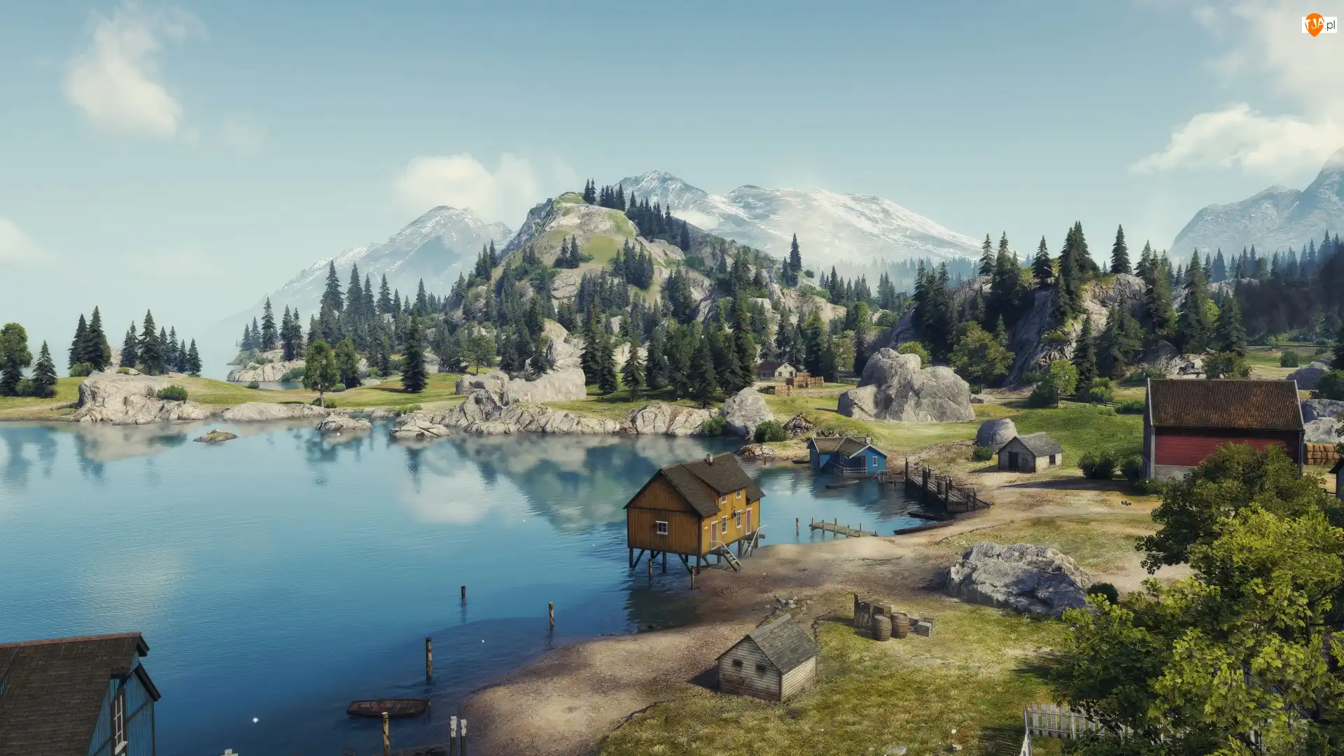 Mapa, Cichy Brzeg, World of Tanks, Gra, Serene Coast