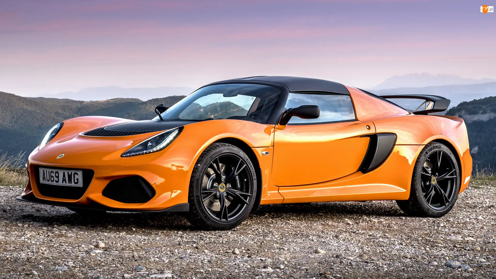 Pomarańczowy, Lotus Exige Sport 350