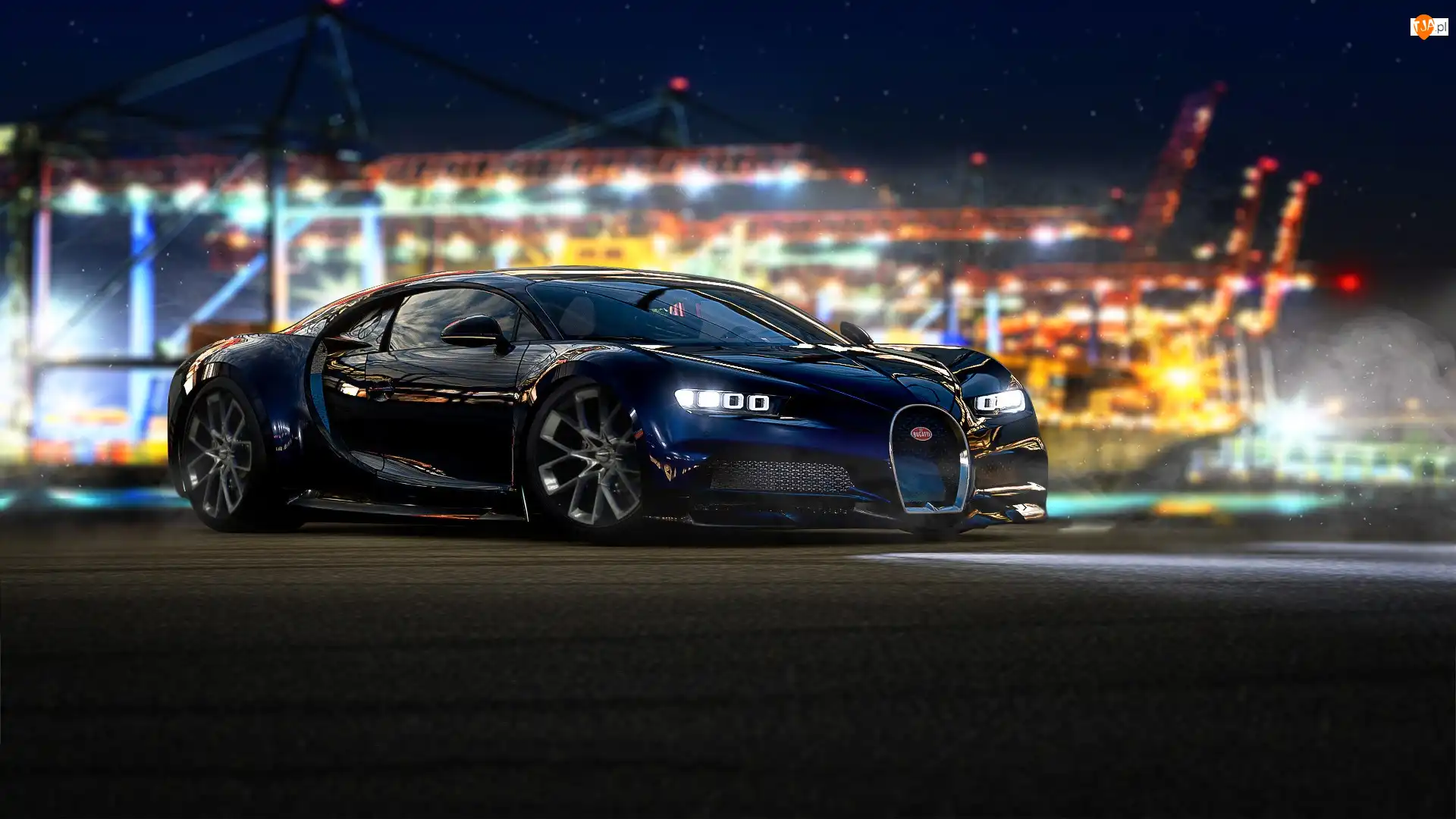 Bugatti Chiron, Gra, Forza Motorsport, Czarny