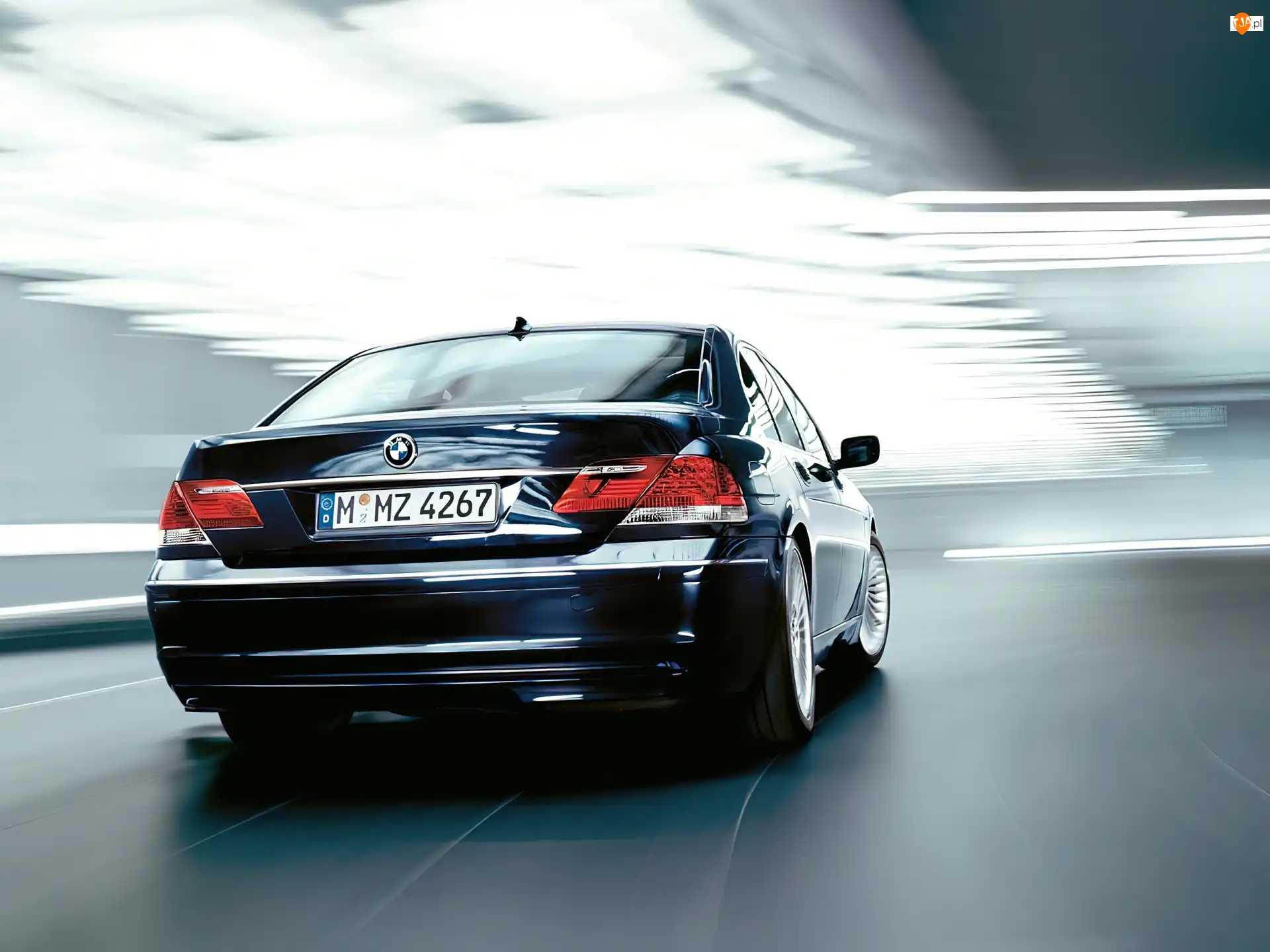 Tunel, Światła, E65, BMW 7, Tył