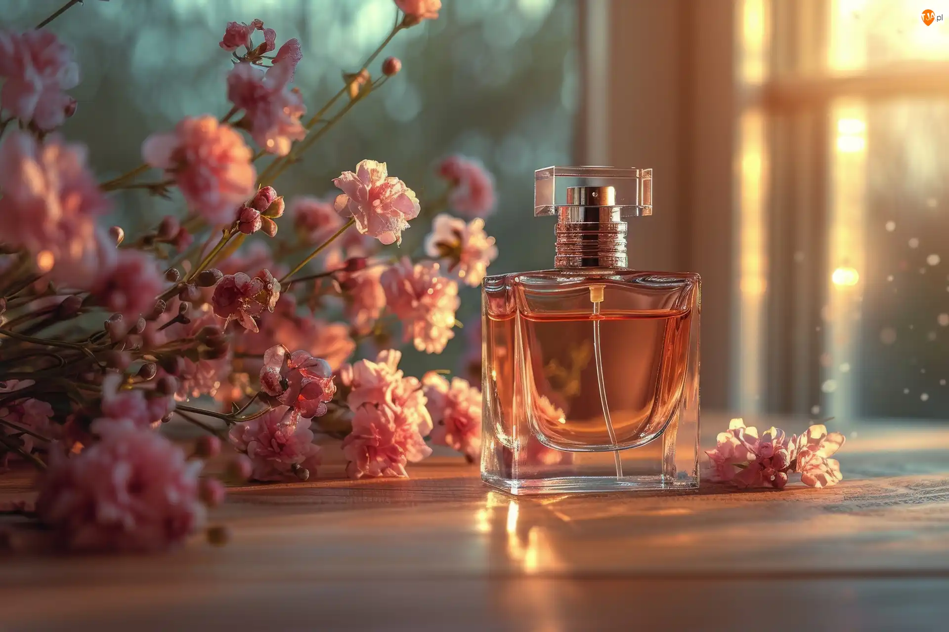 Kwiaty, Kompozycja, Perfumy, Flakon
