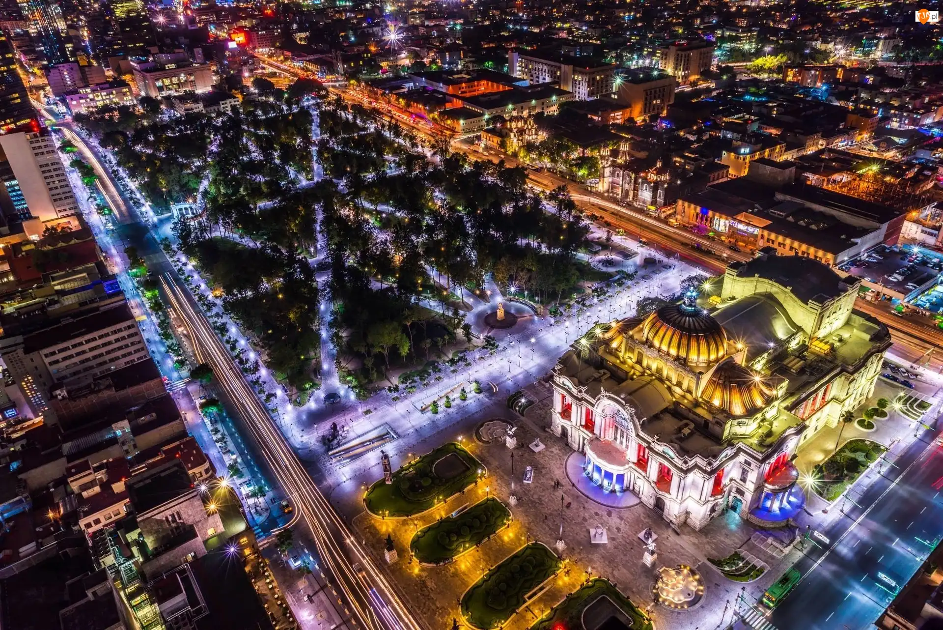 Światła, Miasto, Noc