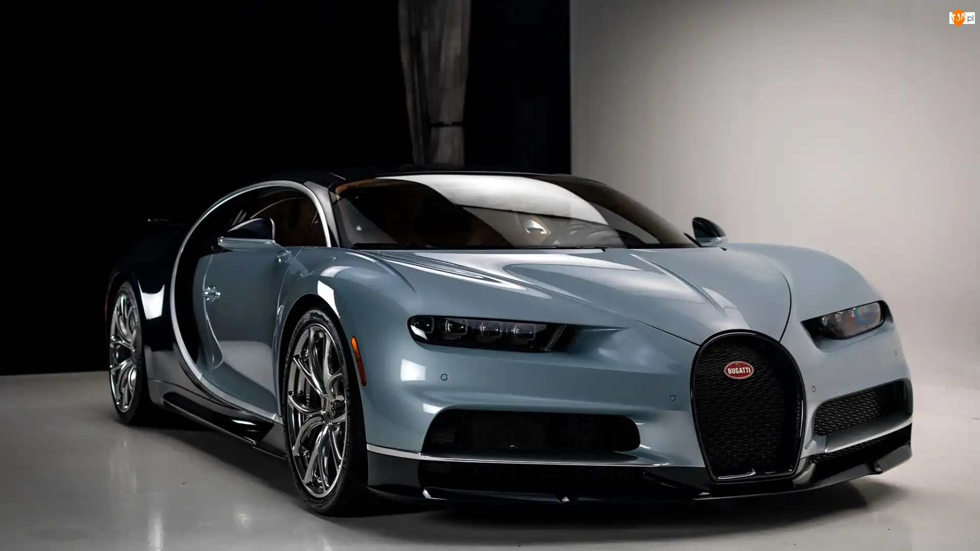 Przód, Bugatti Chiron, 2016