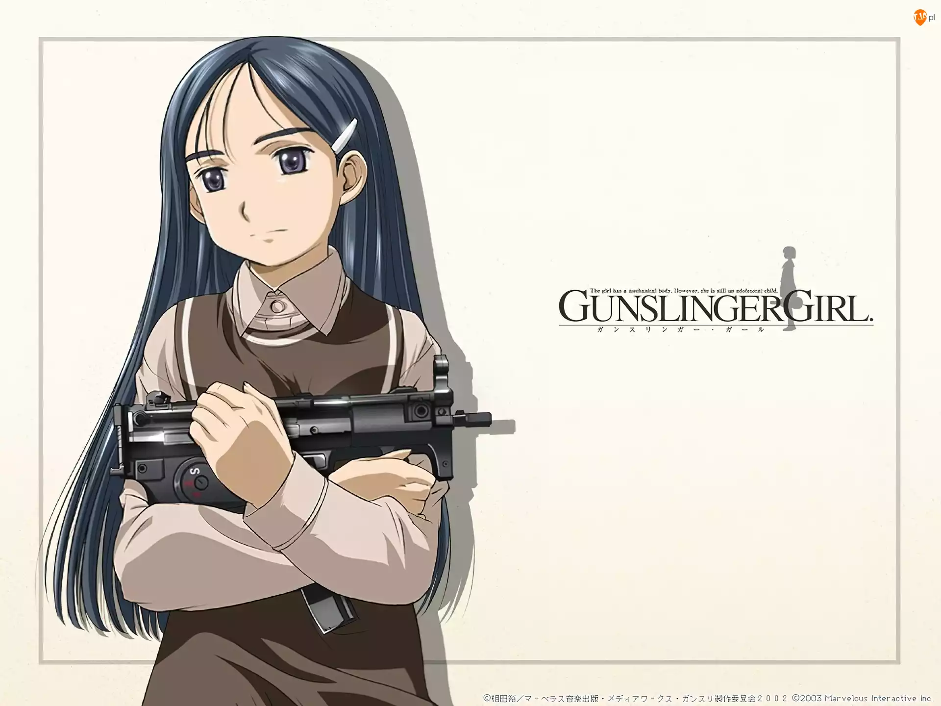 Gunslinger Girl, broń, kobieta, karabinek