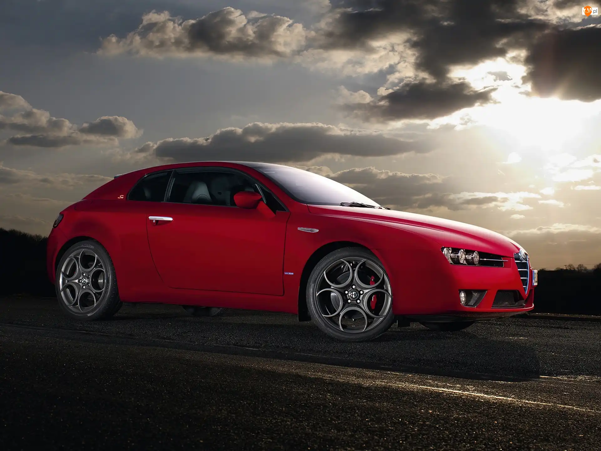 Brera, Czerwona, Alfa Romeo