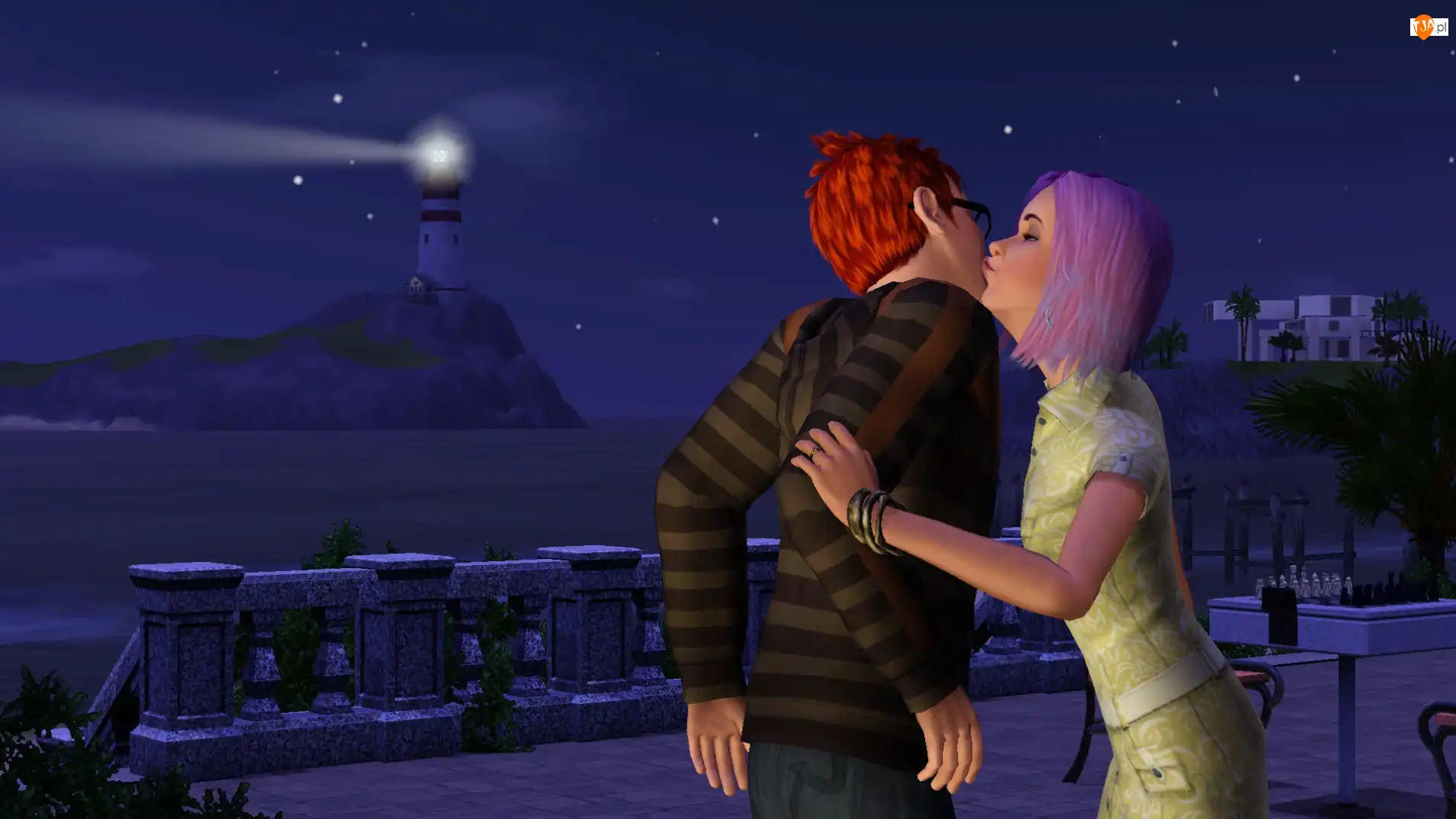 Latarnia Morska, The Sims 3, Pocałunek