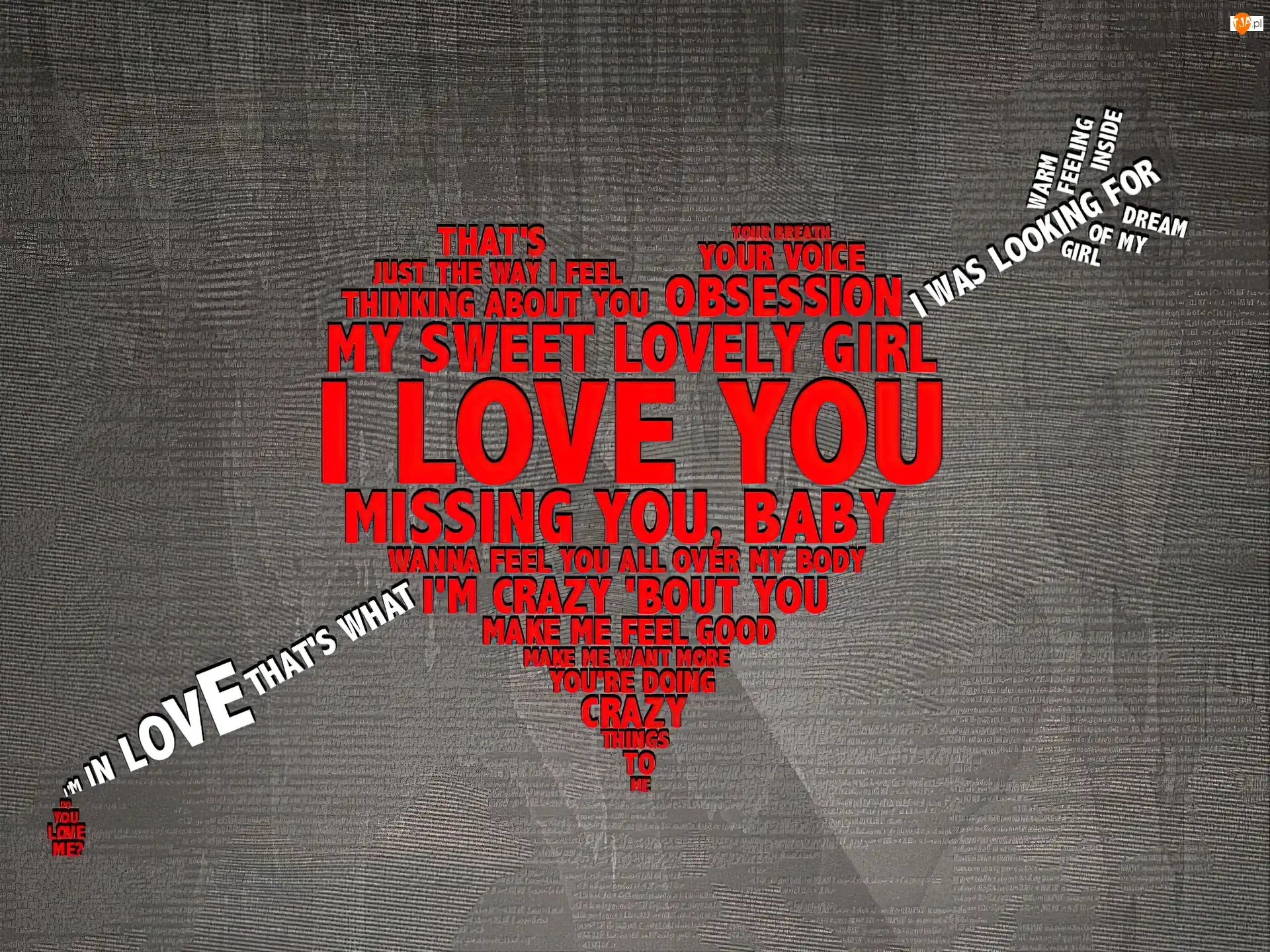 I love You, Miłosne