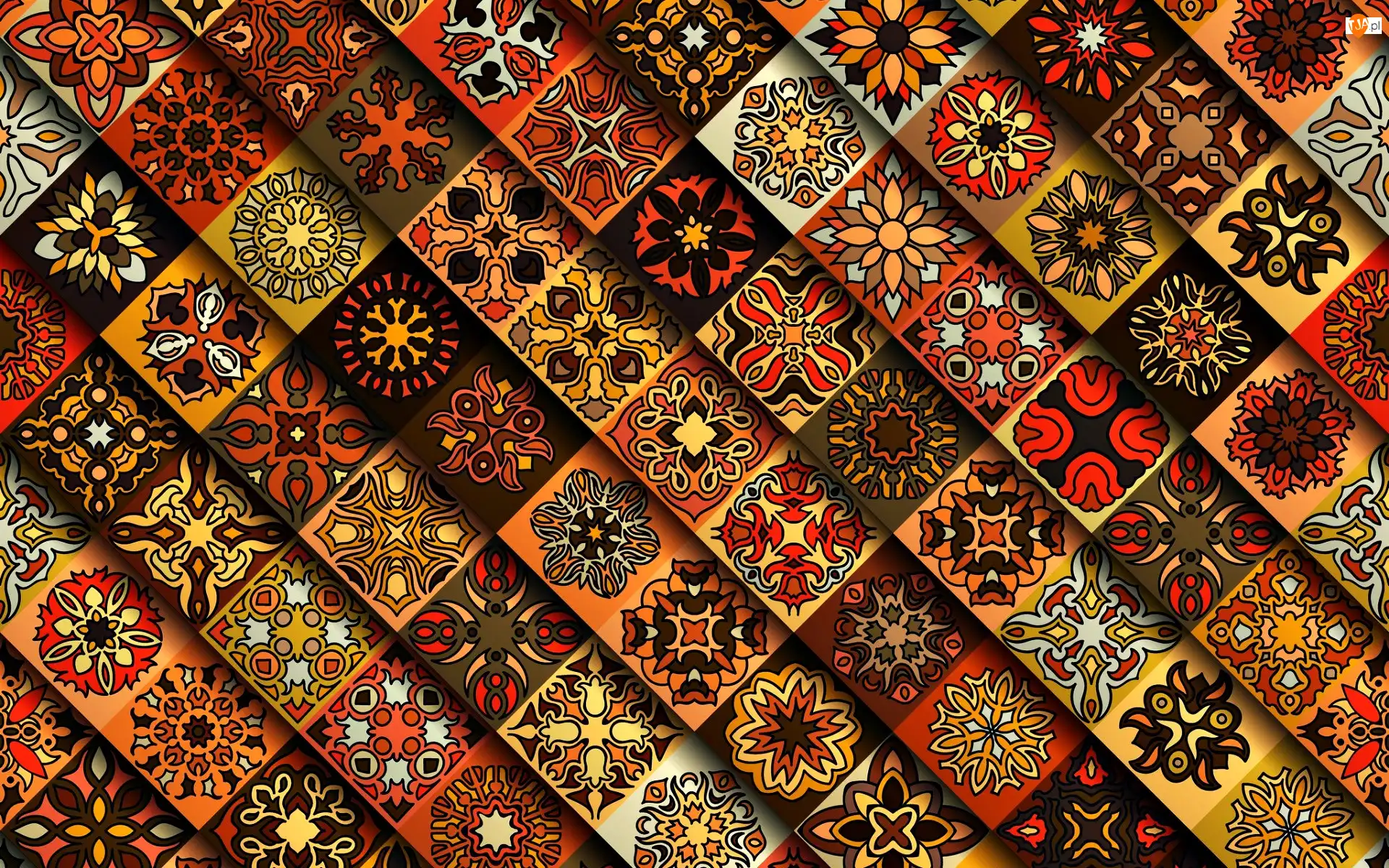 Tekstura, Orientalne, Ornamenty