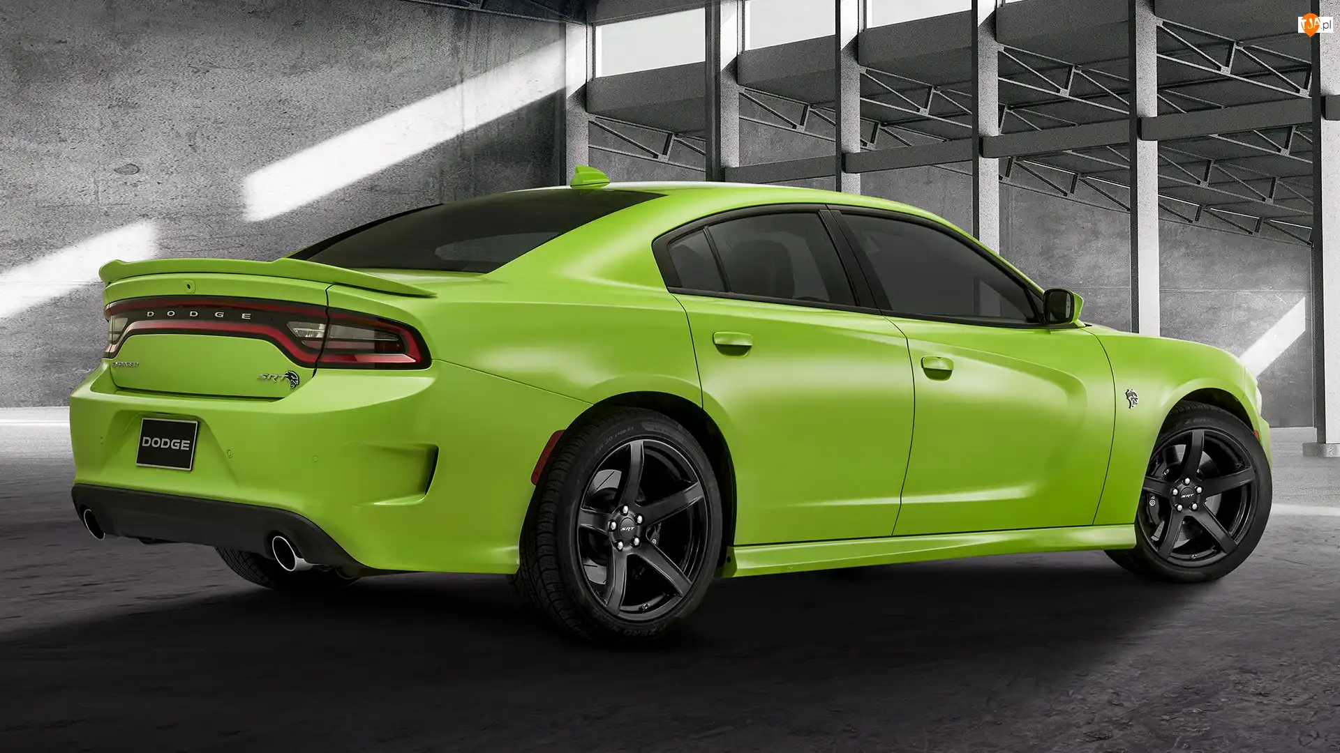 Tył, Dodge Charger SRT, Bok