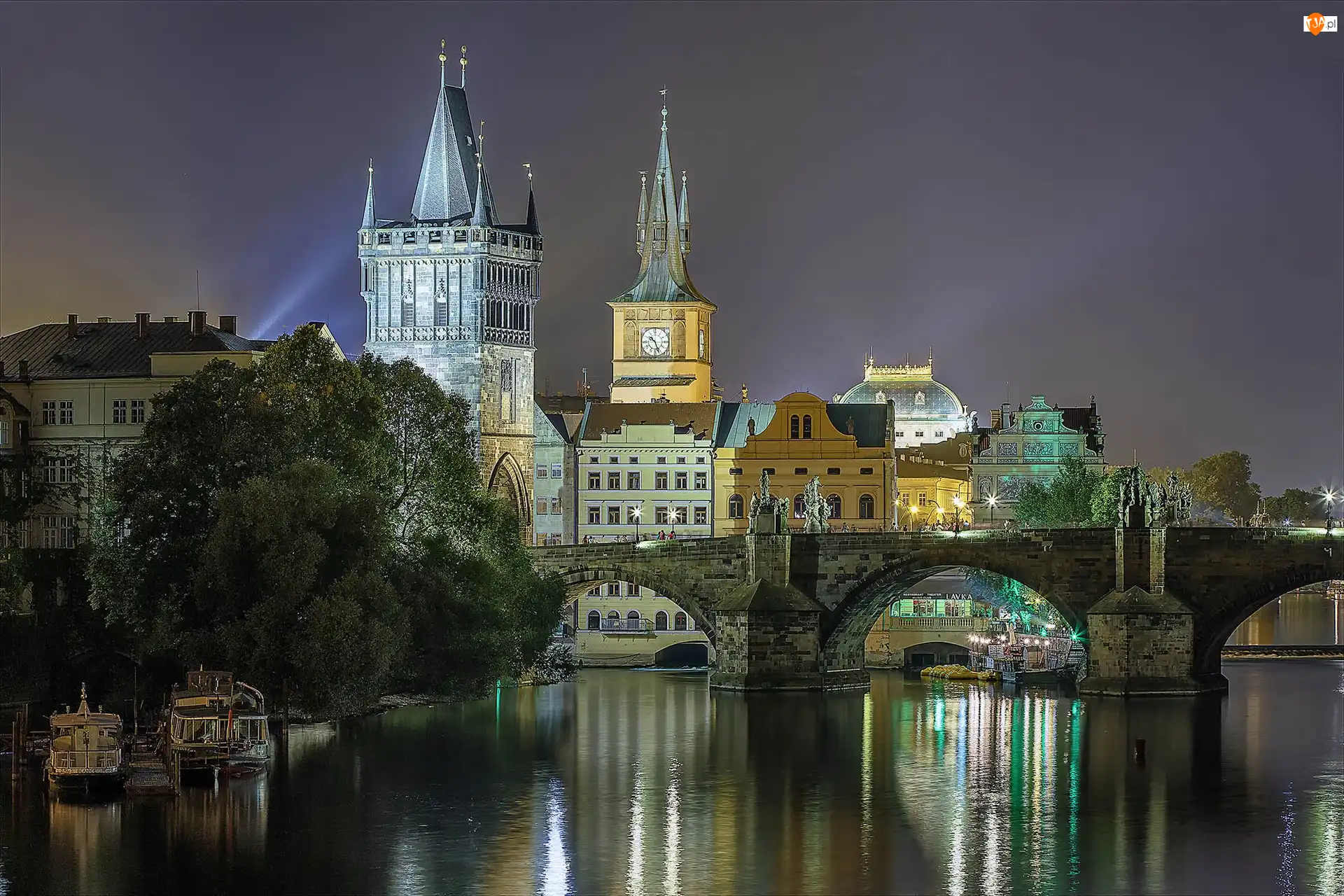 Zabytek, Czechy, Zamek Praski, Most Karola, Praga, Pražský hrad, Rzeka Wełtawa, Zamek na Hradczanach
