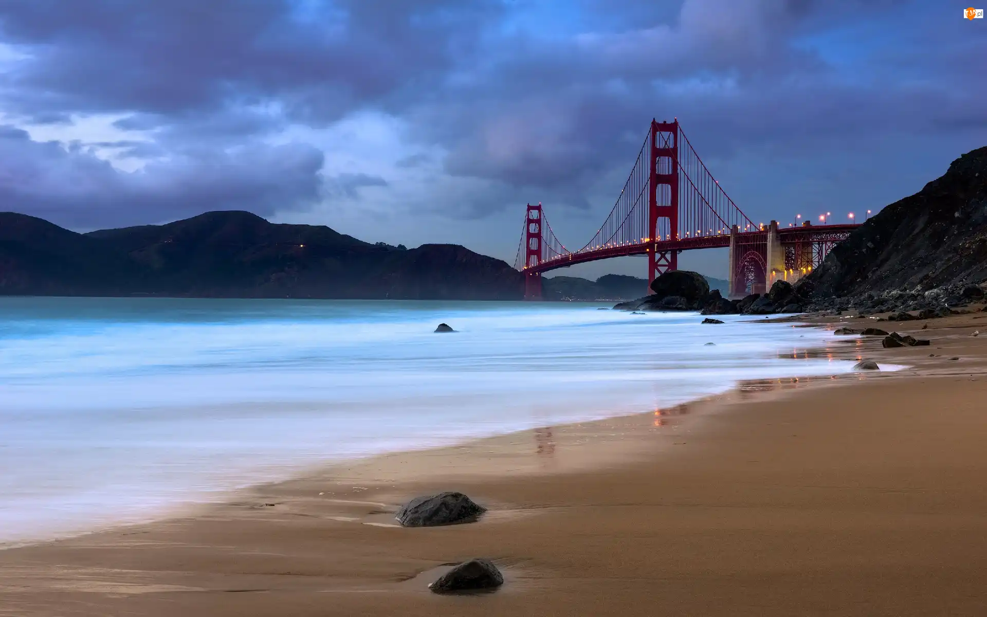 San Francisco, Most Golden Gate, Zatoka