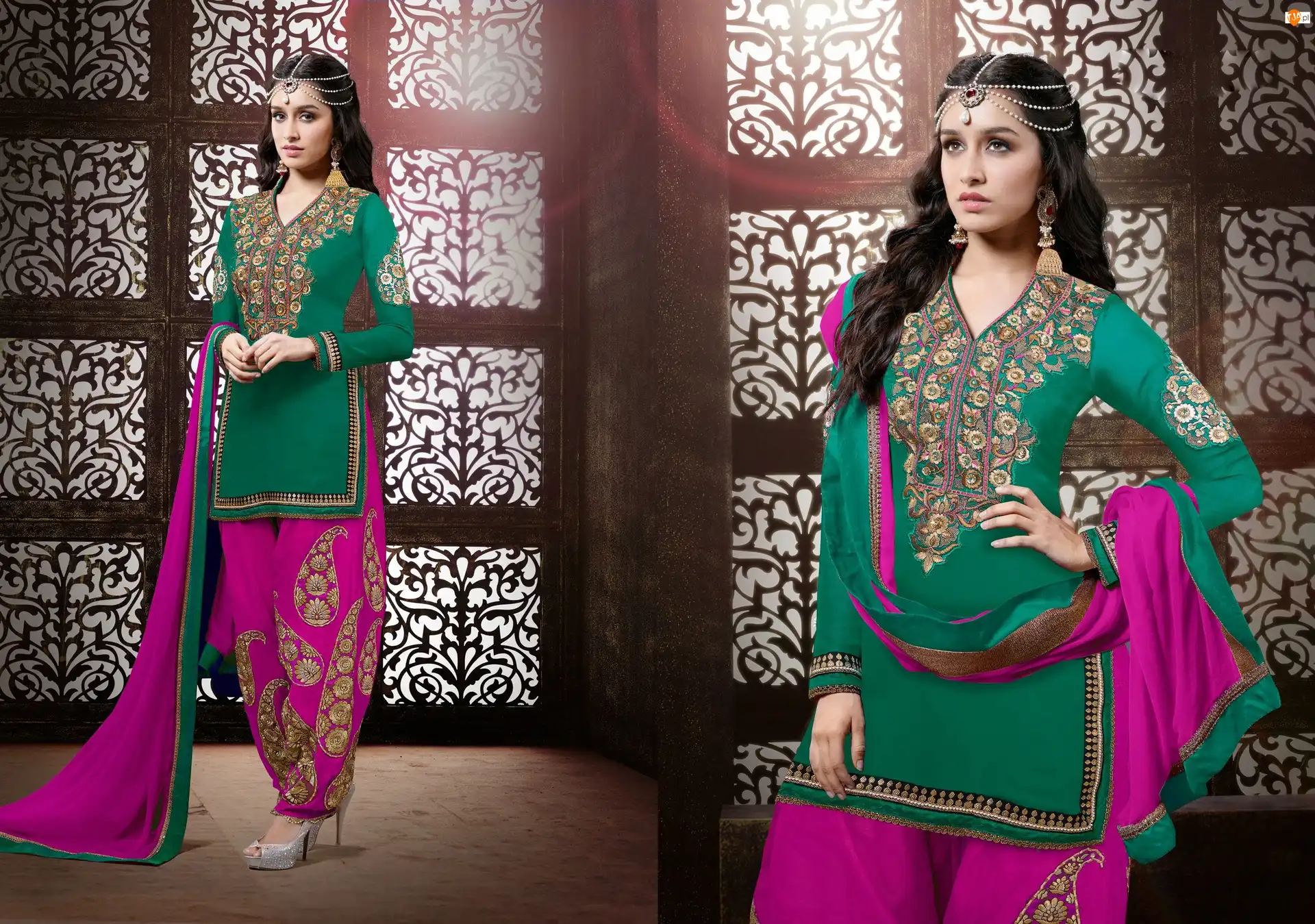 Salwar, Biżuteria, Strój, Kobieta, Kameez