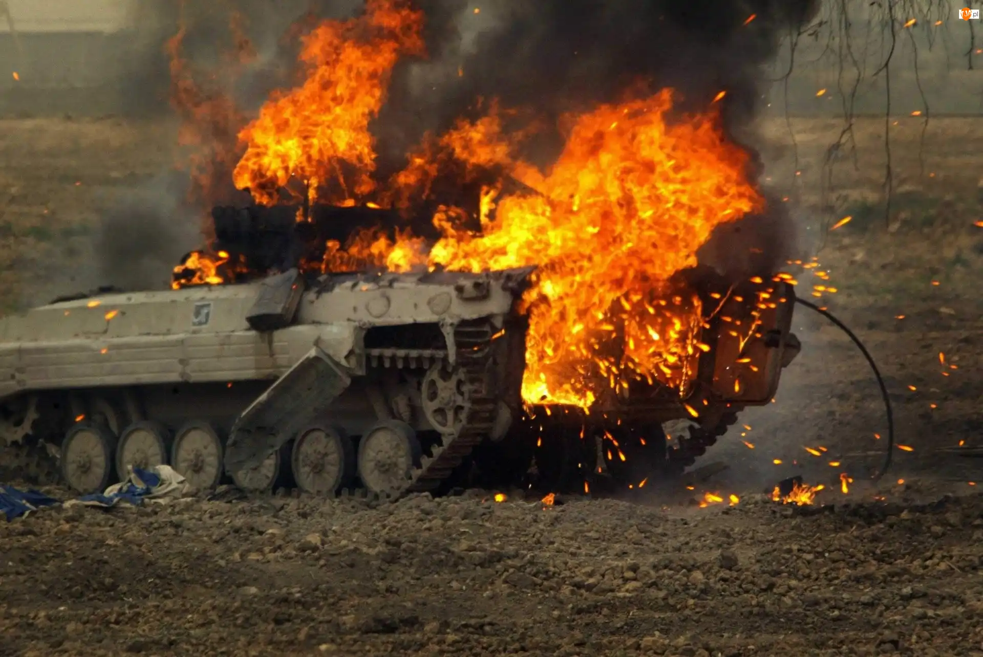 Irak, Płonący, Transporter, Wojna
