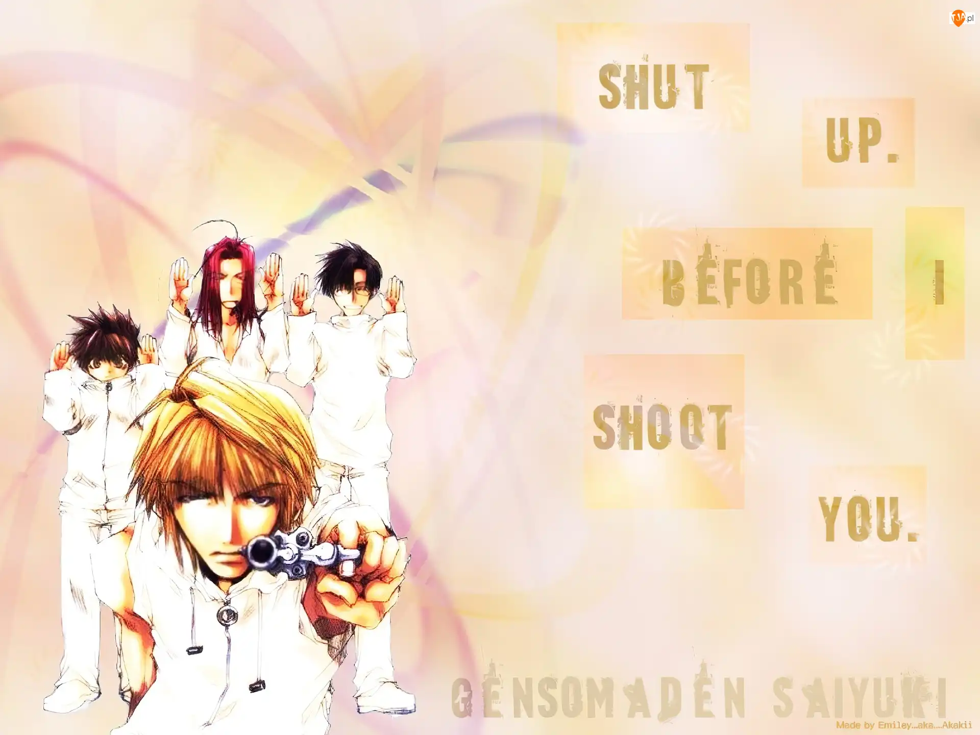 strzał, Saiyuki, pistolet