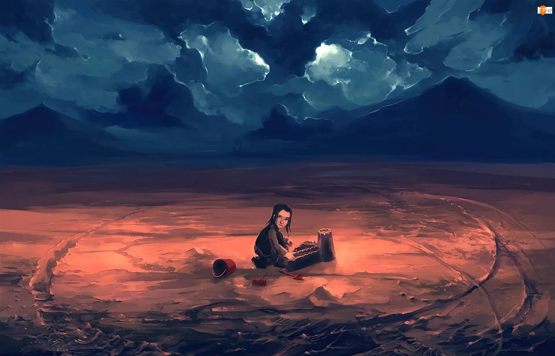 Piaskownica, Cyril Rolando, Dziewczynka