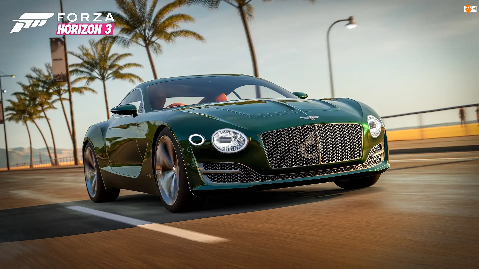 Samochód, Gra, Forza Horizon 3, Zielony