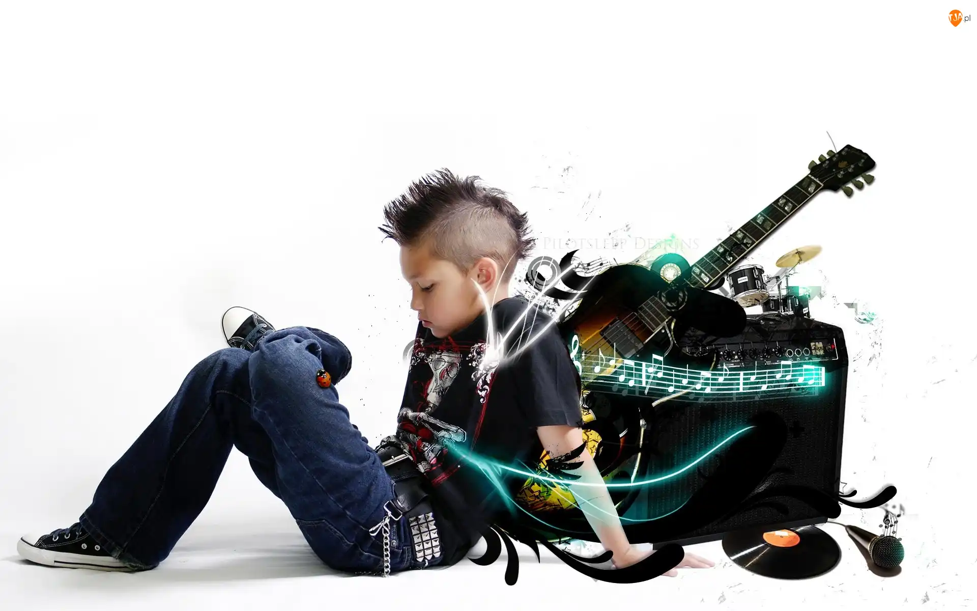Gitara, Chłopiec