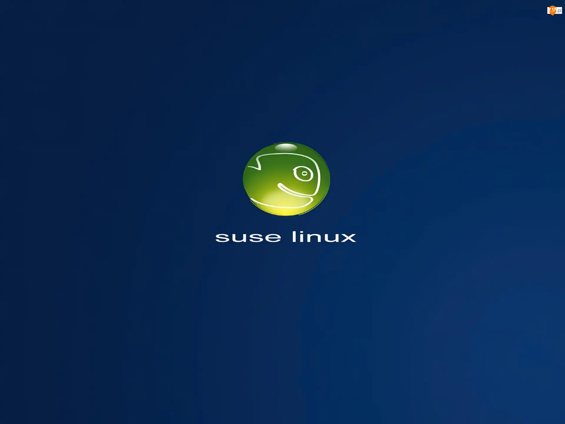 Linux, Tło, Suse, Logo, Niebieskie