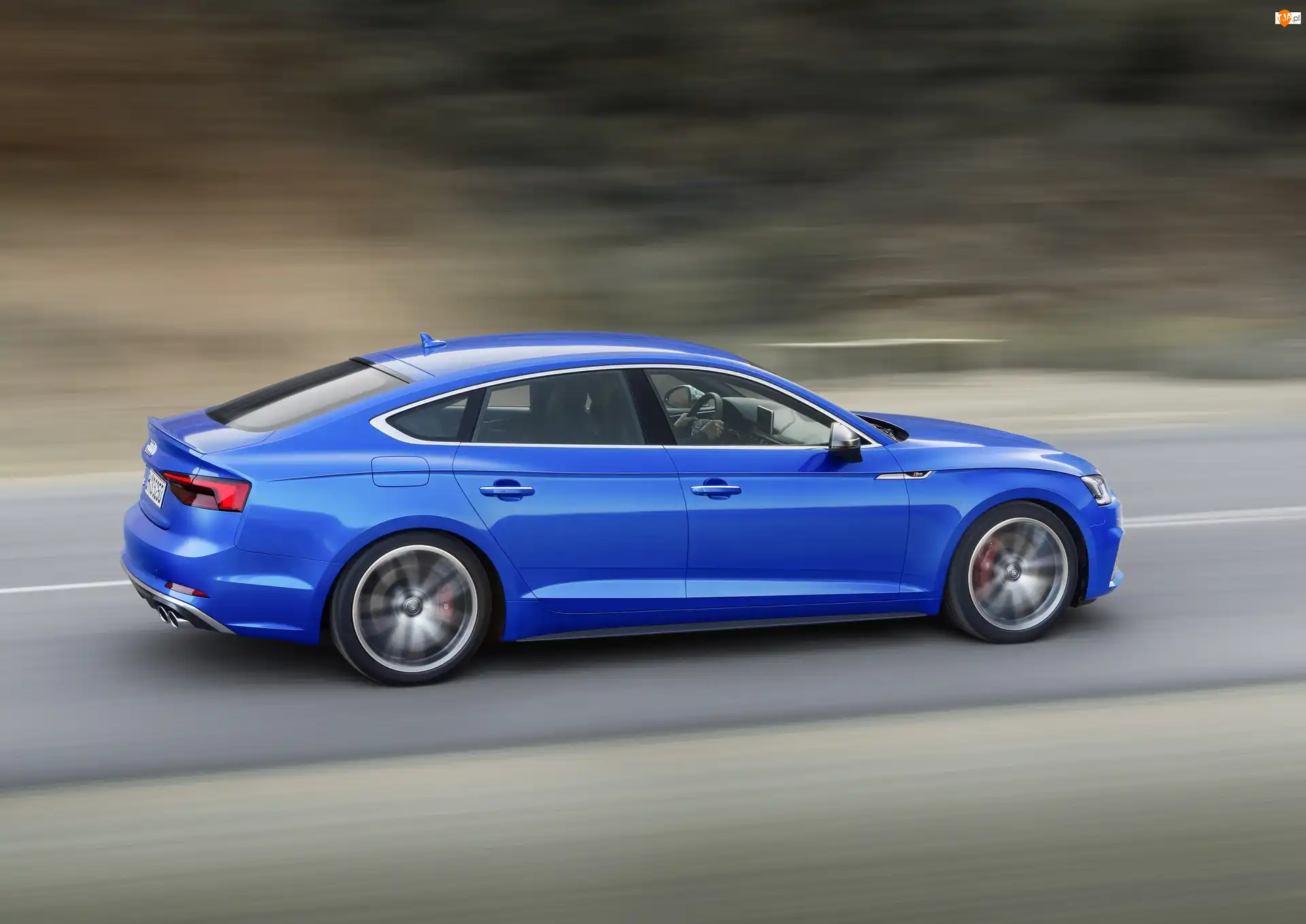2017, Niebieskie, Audi S5 Sportback