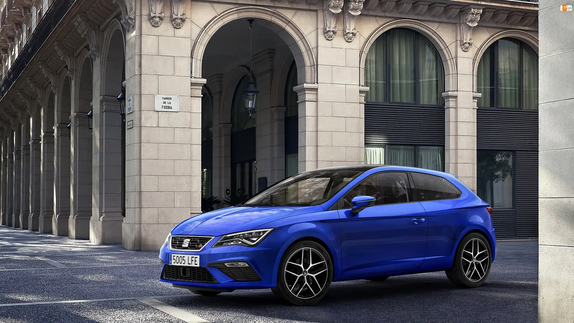 2017, Niebieski, Seat Leon III SC Facelifting