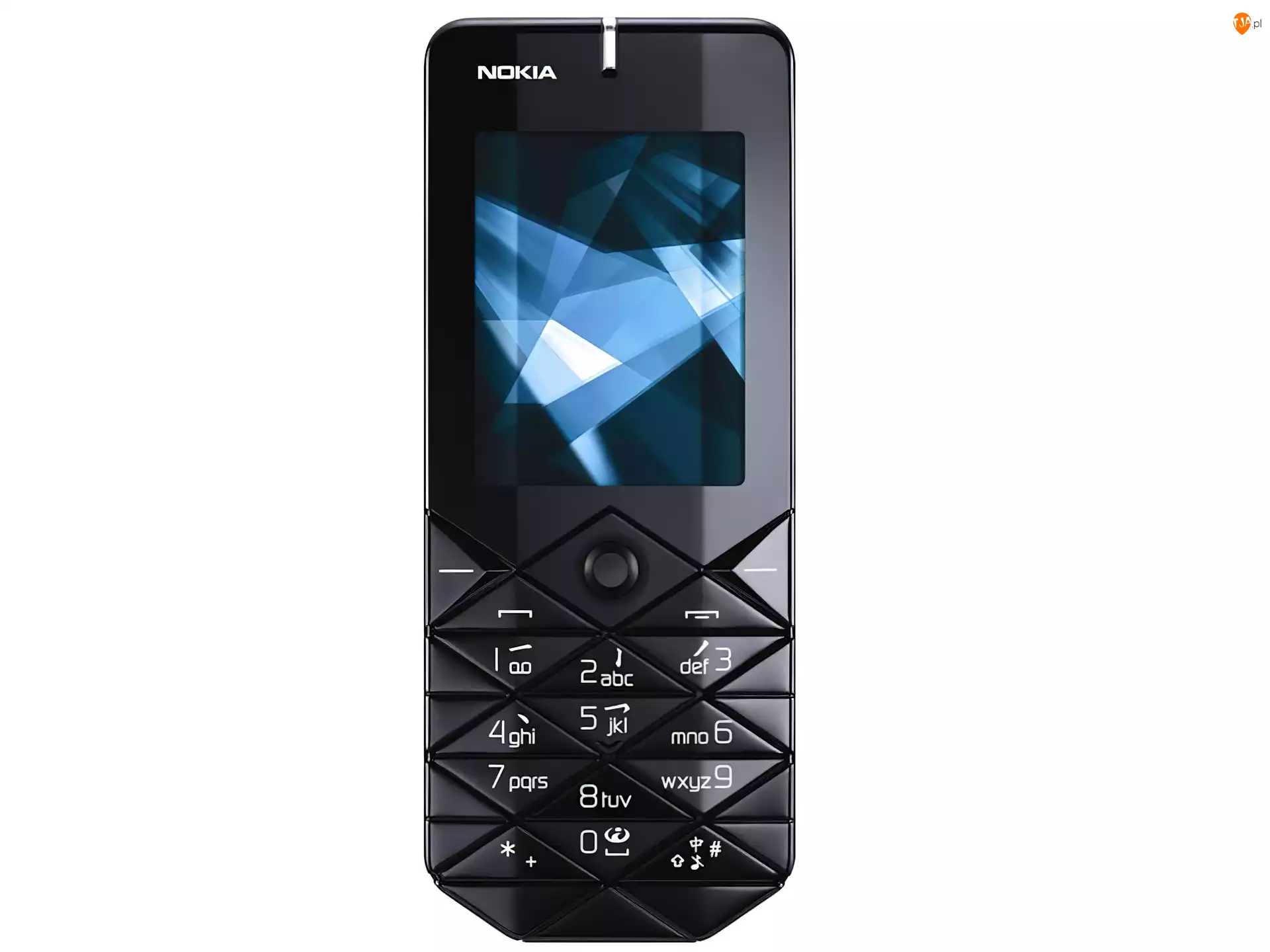 Przód, Nokia 7500, Czarna
