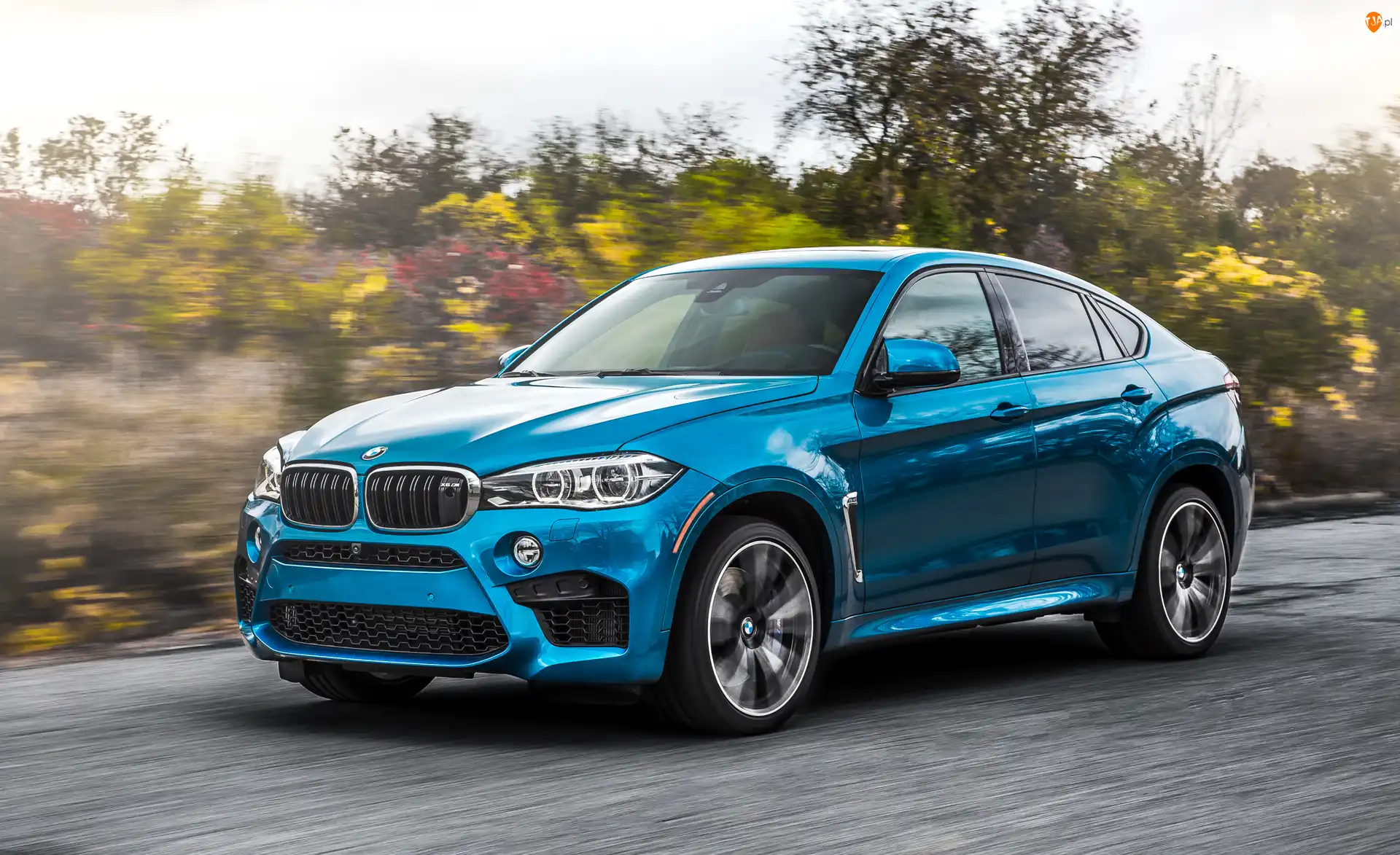 2015, Niebieskie, BMW X6 F86
