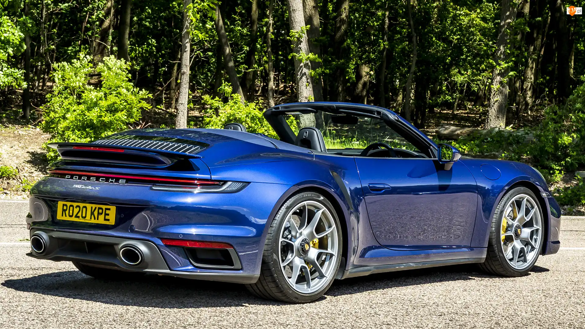 Tył, Porsche 911 Turbo S, Kabriolet
