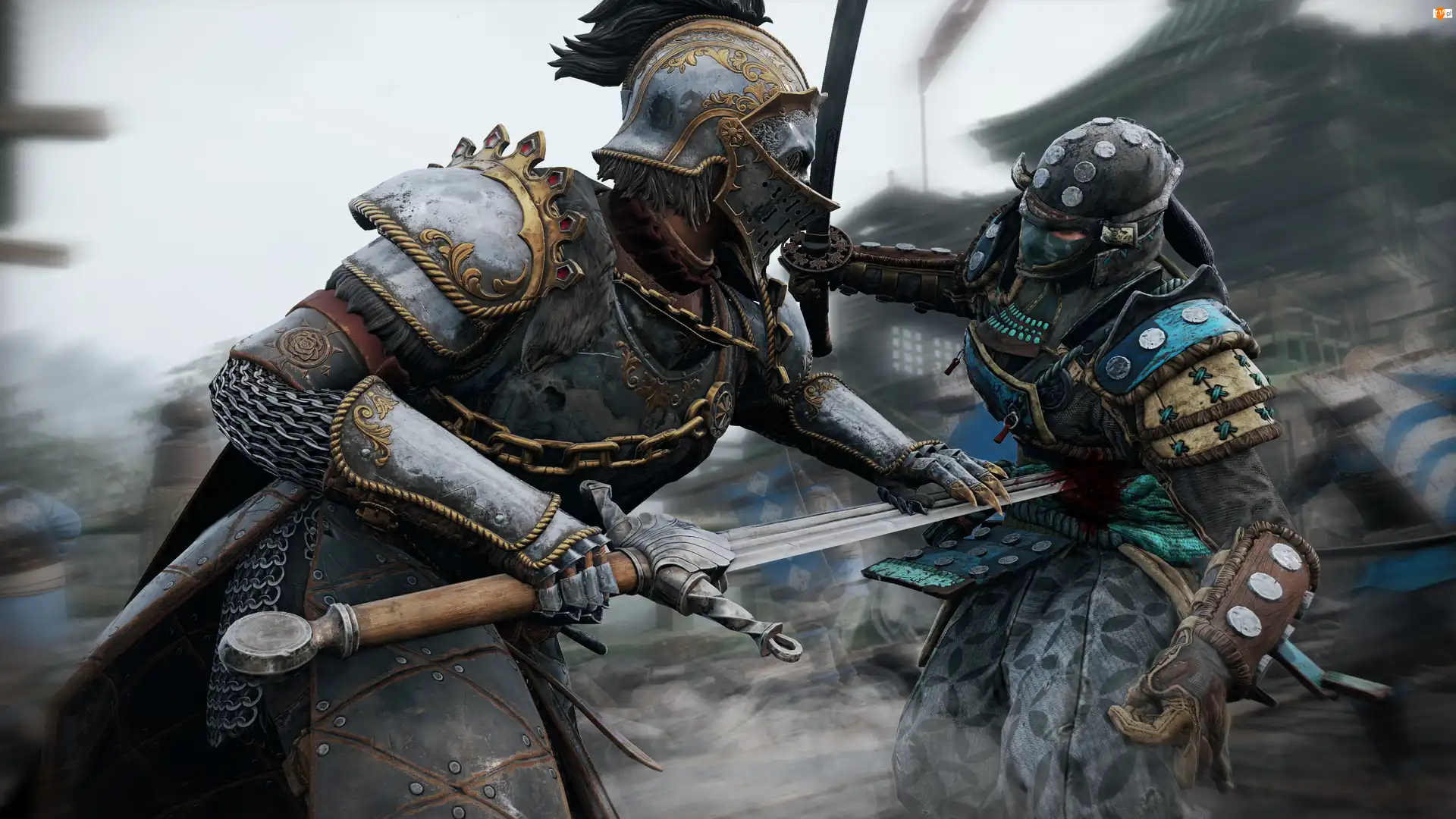 Rycerz, Samuraj, For Honor, Gra, Warmonger