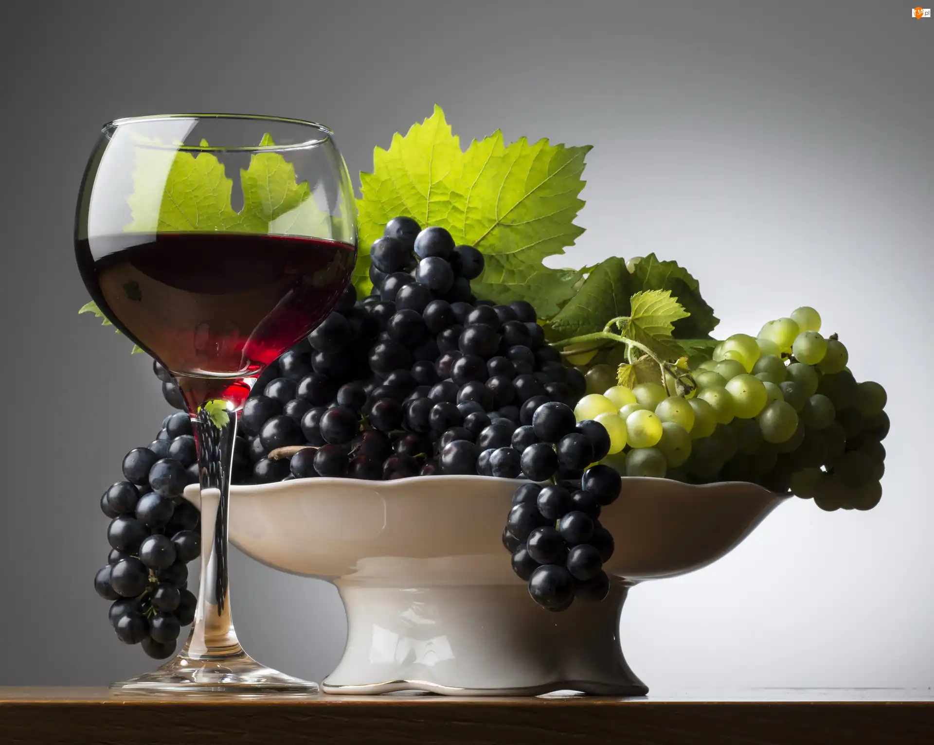 Kieliszek, Patera, Wino, Kompozycja, Winogrona