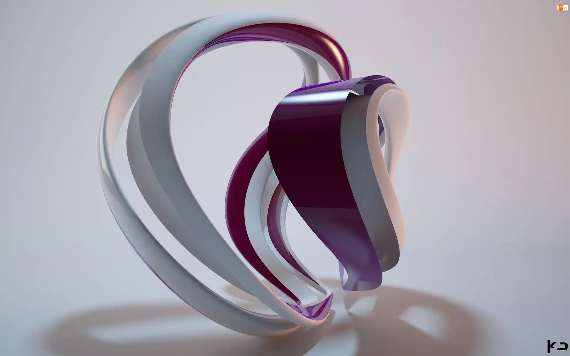 Zakręt, Grafika, 3D, Wektorowa