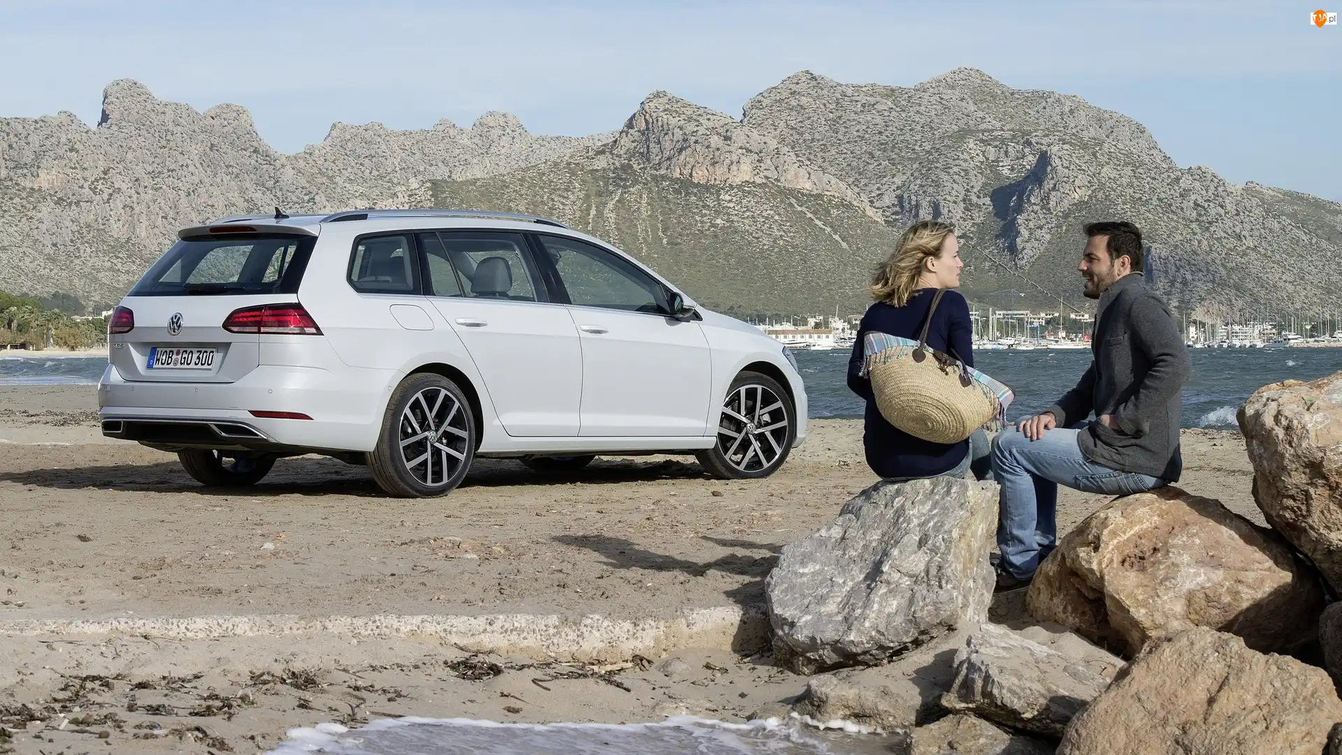 Fecelift, Volkswagen Golf 7, Kobieta, Kamienie, 2017, Mężczyzna