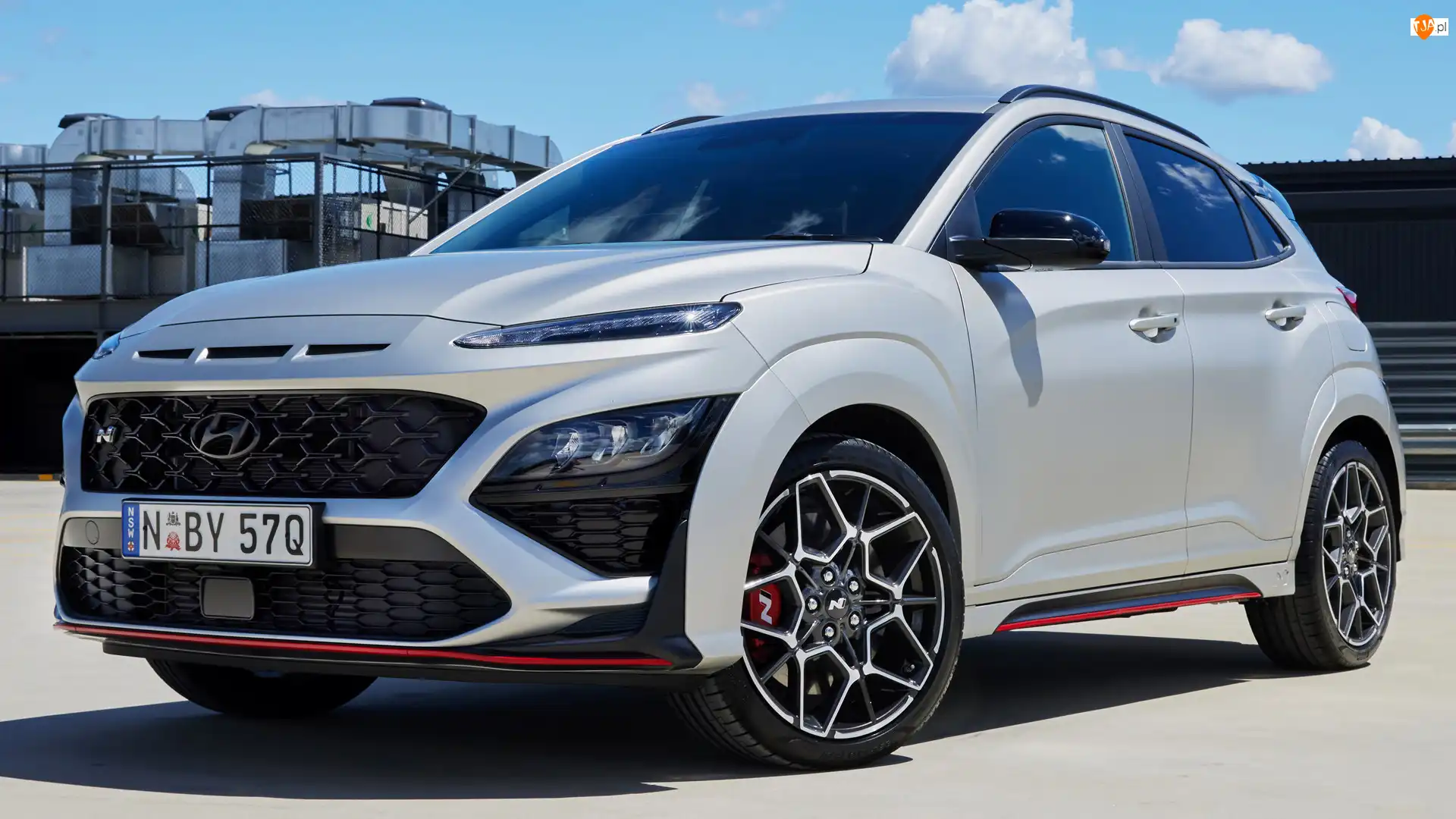 N, Biały, Hyundai Kona