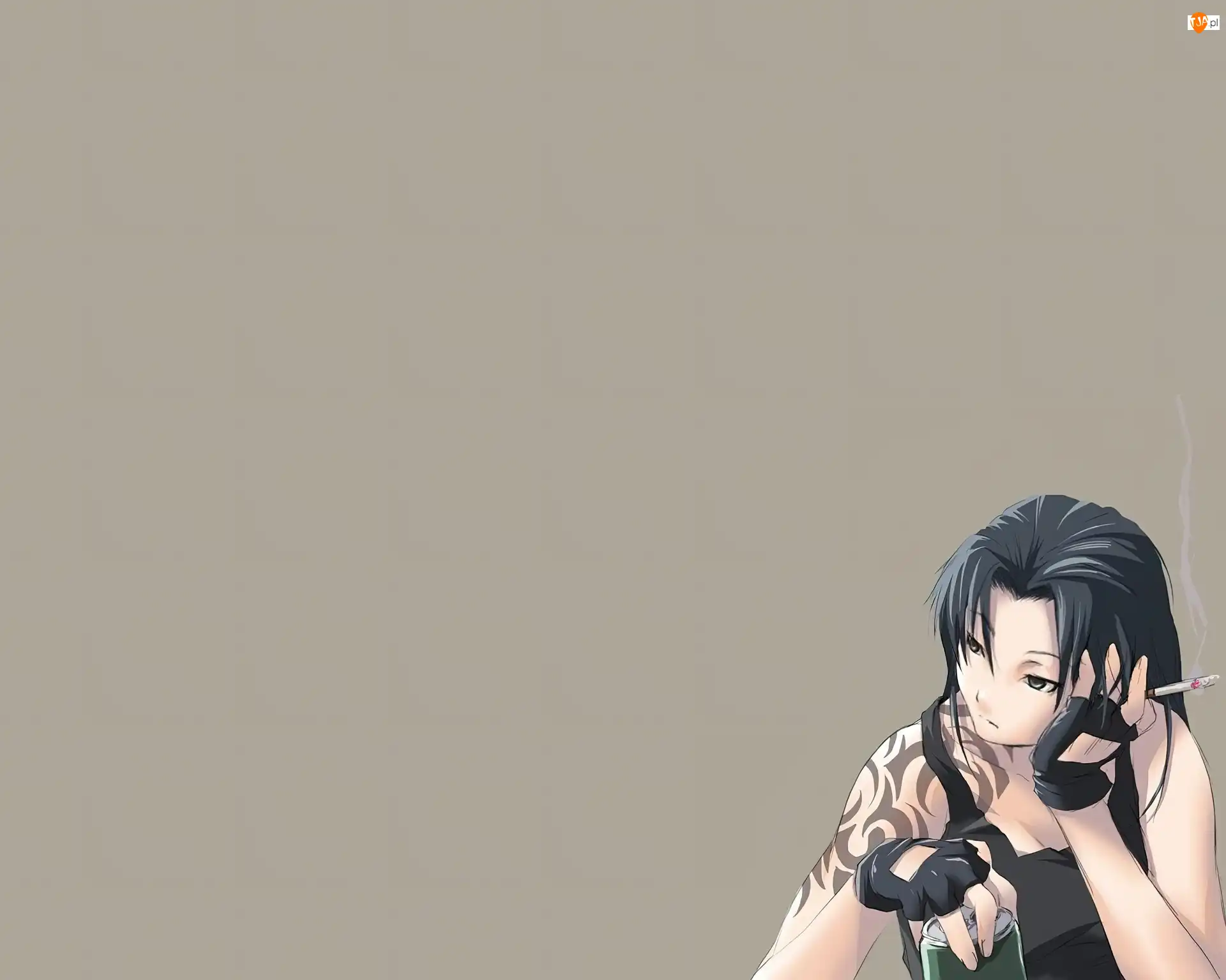 Tatuaż, Zamyślona, Revy, Black Lagoon