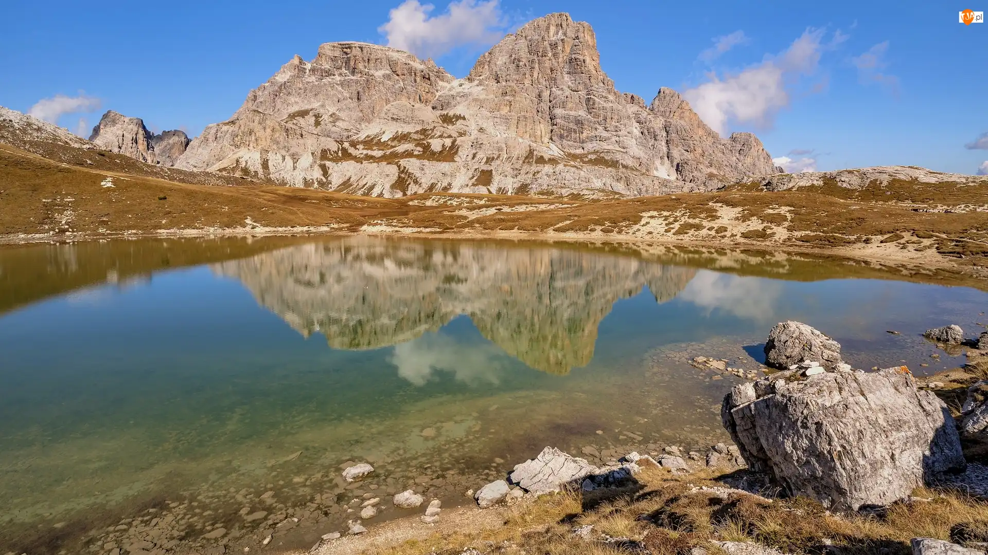 Dolomity, Góry, Laghi dei Piani, Włochy, Jezioro, Gmina Sesto
