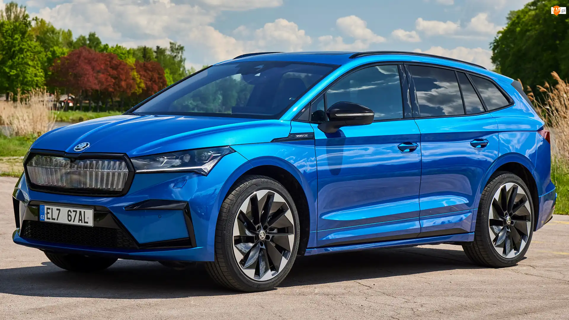 Skoda Enyaq iV Sportline, Niebieska