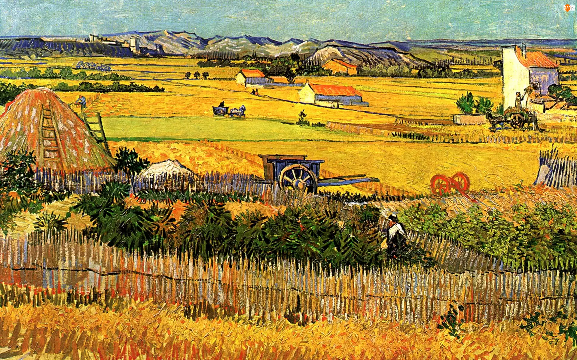 Wiejski, Vincent, Van Gogh, Pejzaż