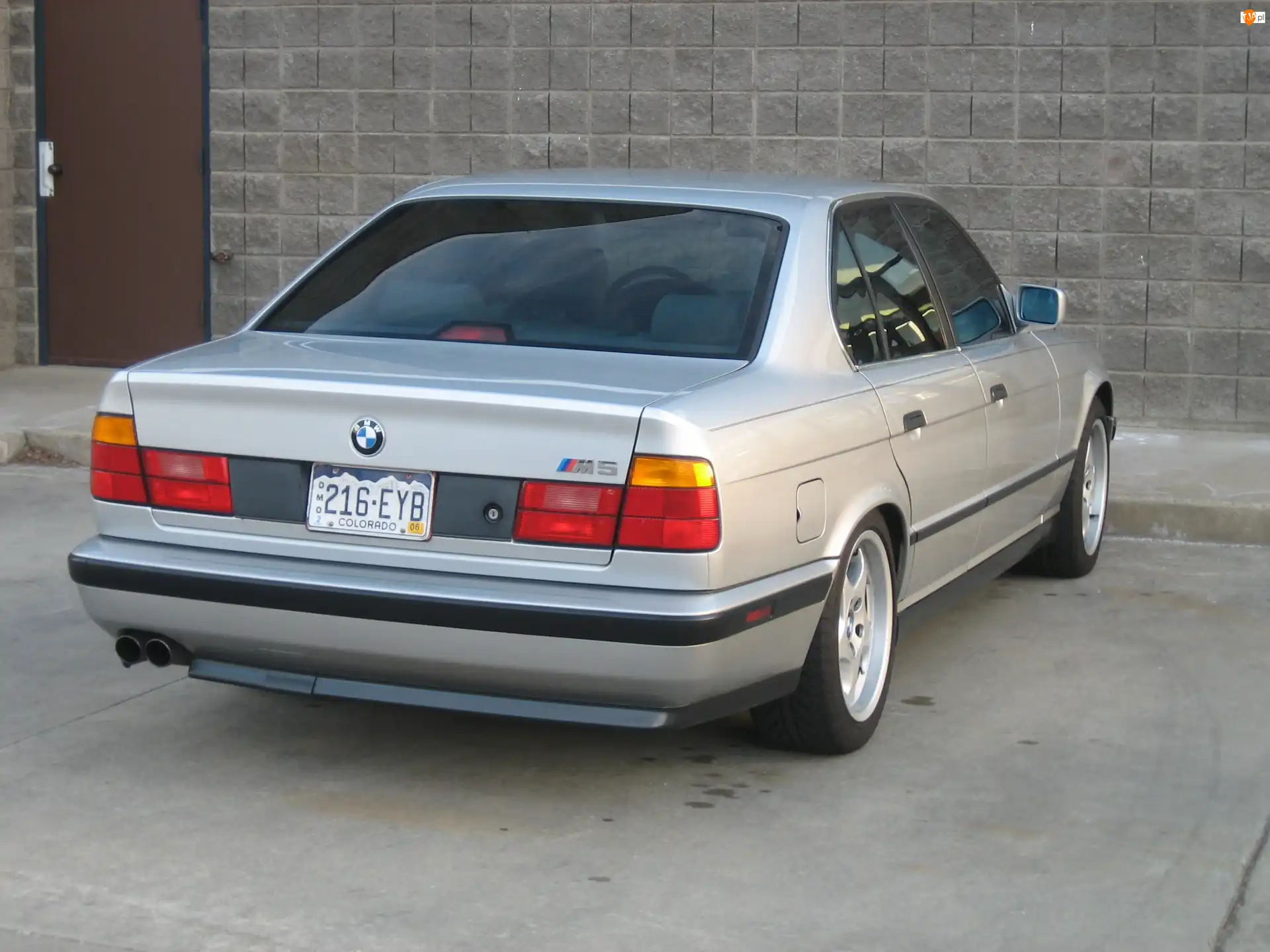 lampy, BMW 5, tył