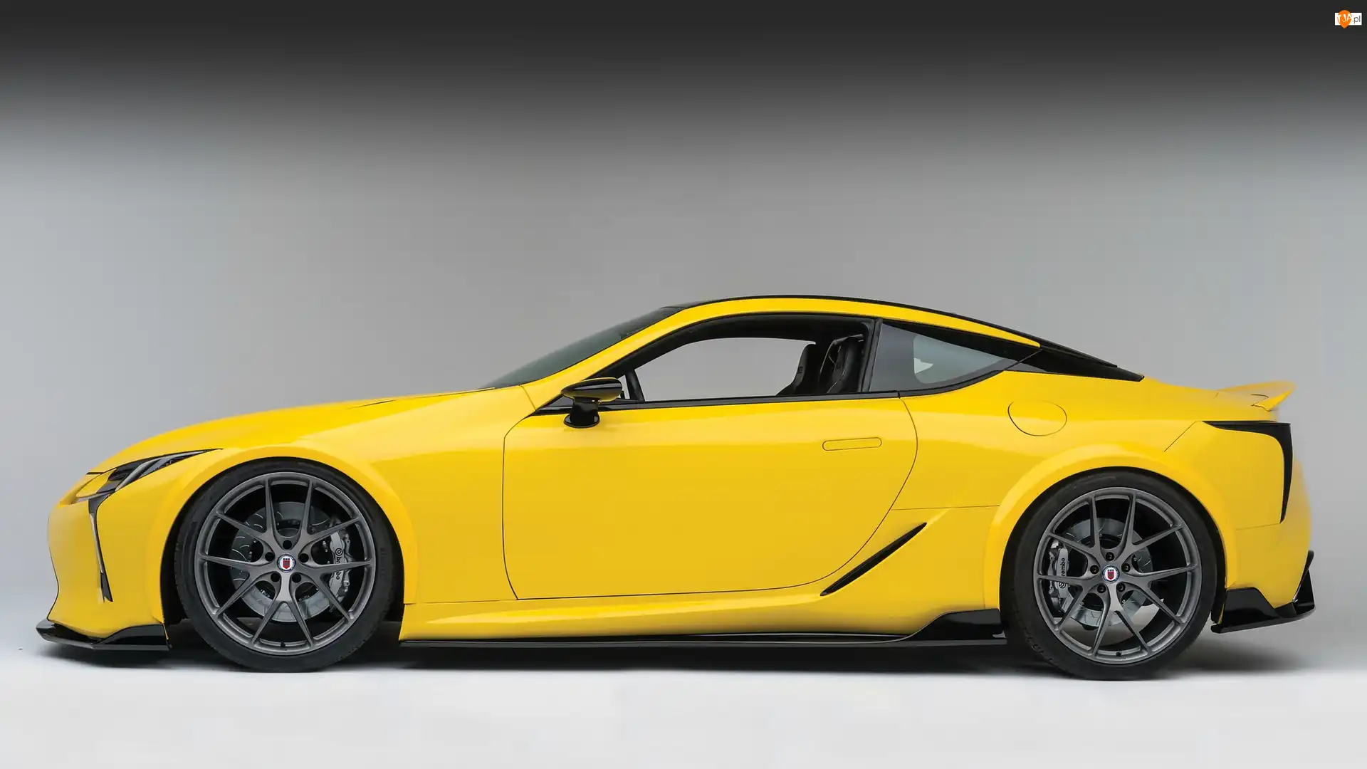 Bok, Żółty, Lexus LC 500