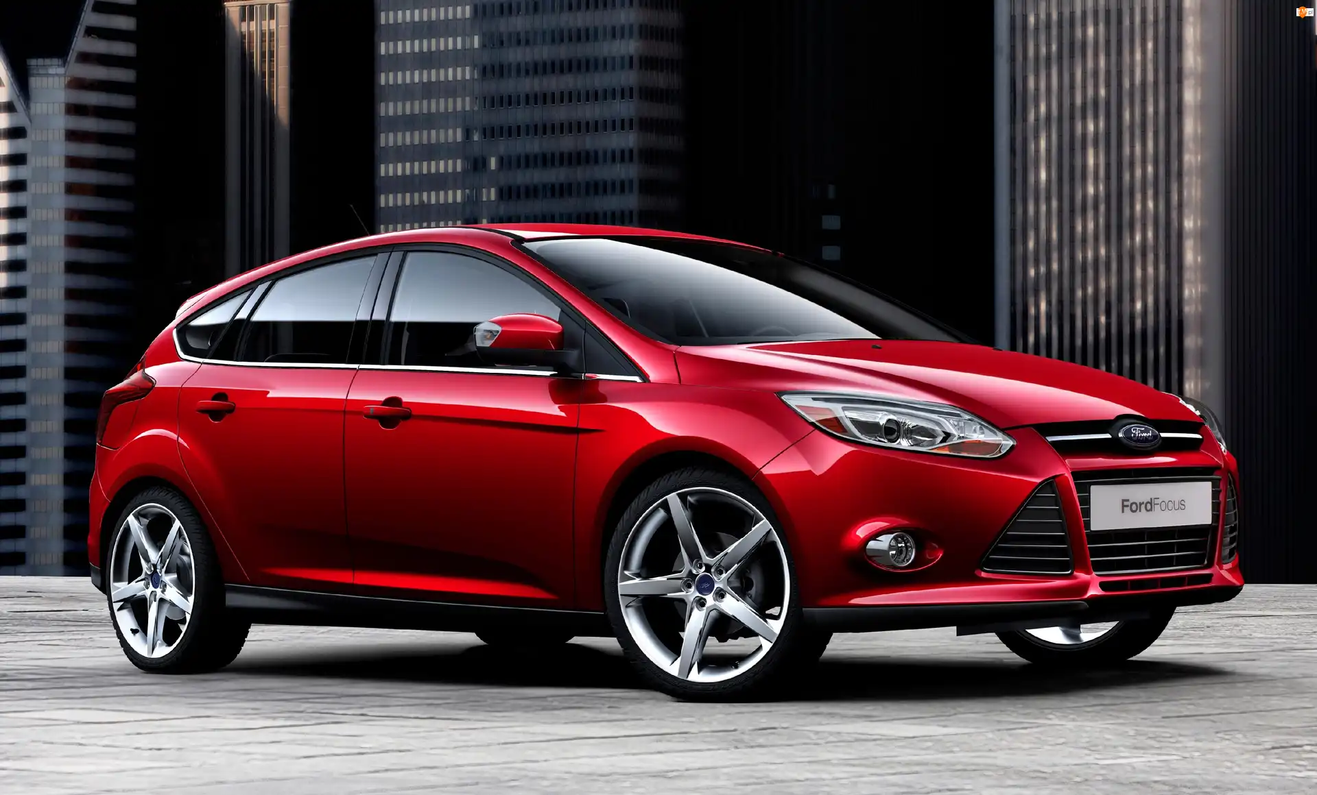 Focus, Czerwony, Ford
